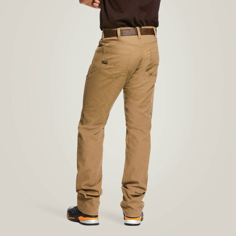 Durable M4 Low Rise Rebar Work Pants - Stackable Straight Leg Stretch Denim for Construction & Outdoor Work | Heavy Duty Comfort & Mobility