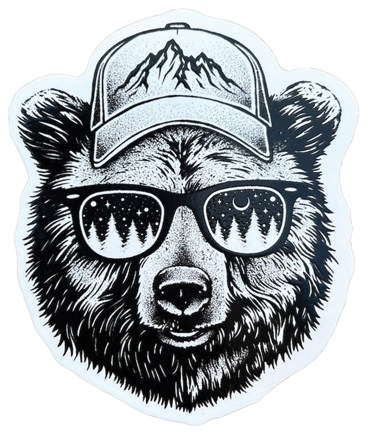 Cute Bear Stickers - Adorable Animal Sticker Art for Scrapbooking, Journals & DIY Crafts - Waterproof Vinyl Decals for Laptops, Phones & Planners
