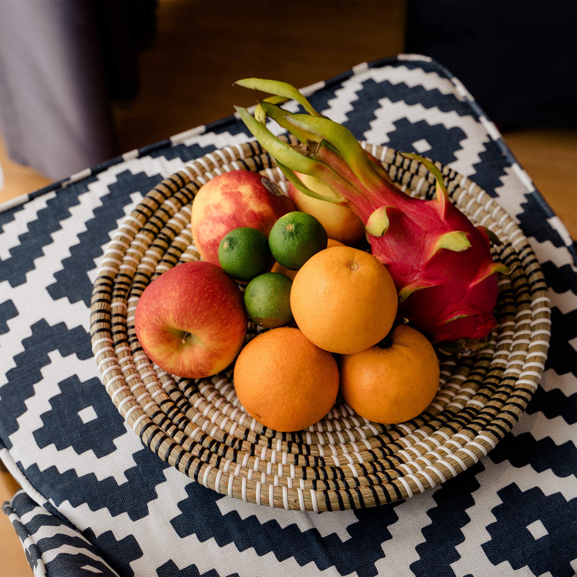 Rattan Woven Wall Basket - 13.7