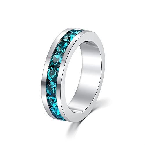 December (Blue Zircon), charm