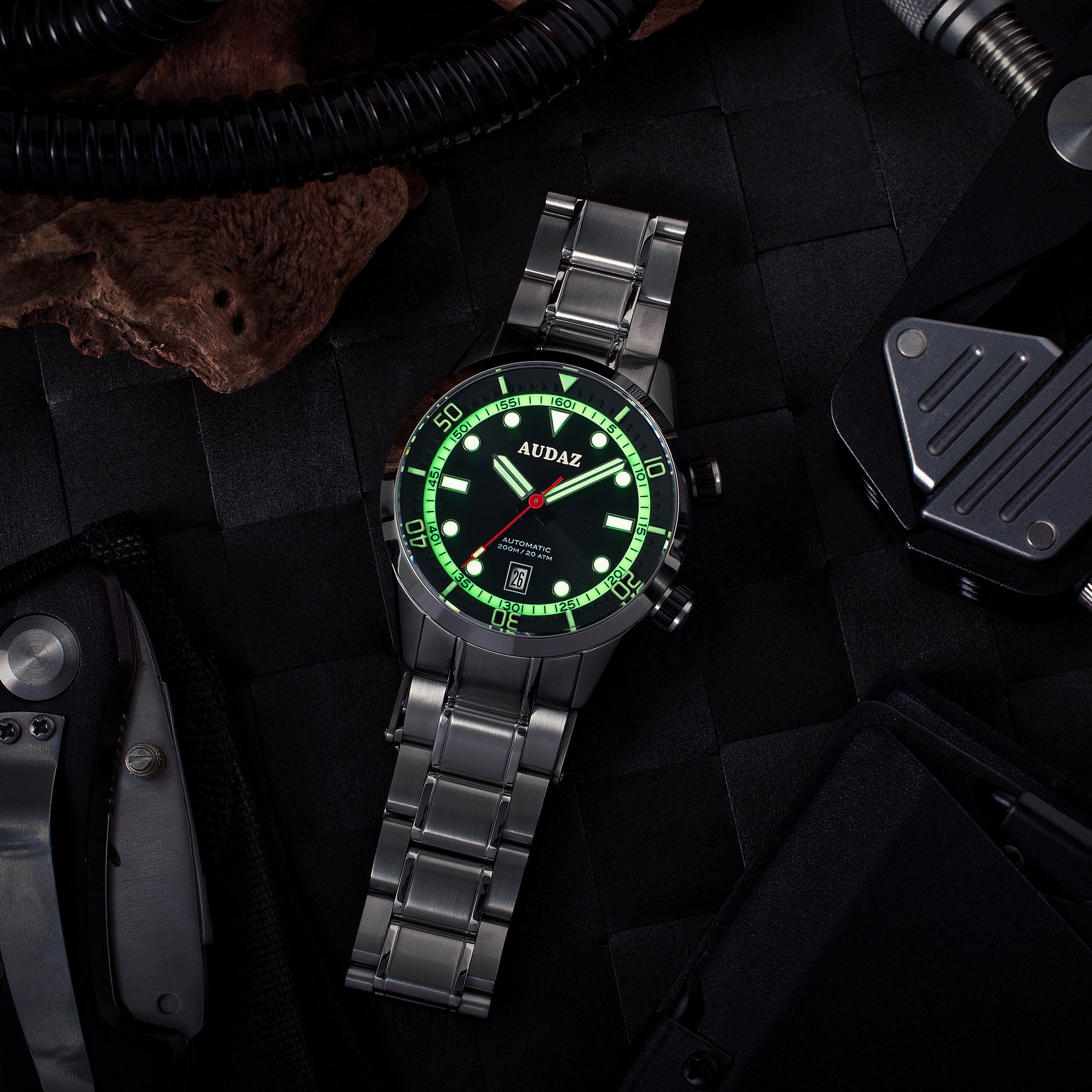 Audaz Seafarer ADZ 3030 03 - Premium Waterproof Digital Watch for Men - Ideal for Diving, Swimming & Outdoor Adventures