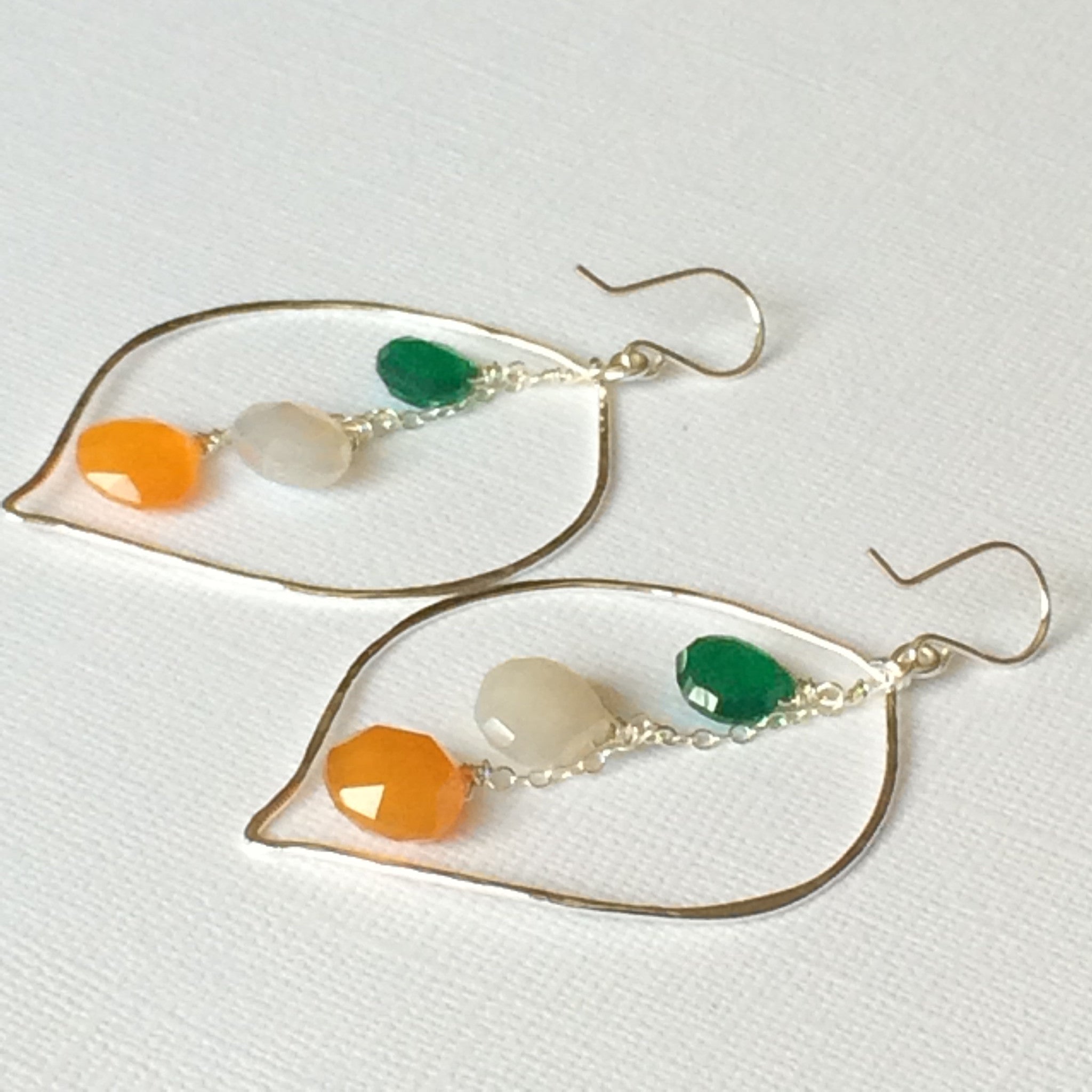 Yuri Elegant Dangle Earrings (E182) - Perfect for Parties, Weddings & Special Occasions