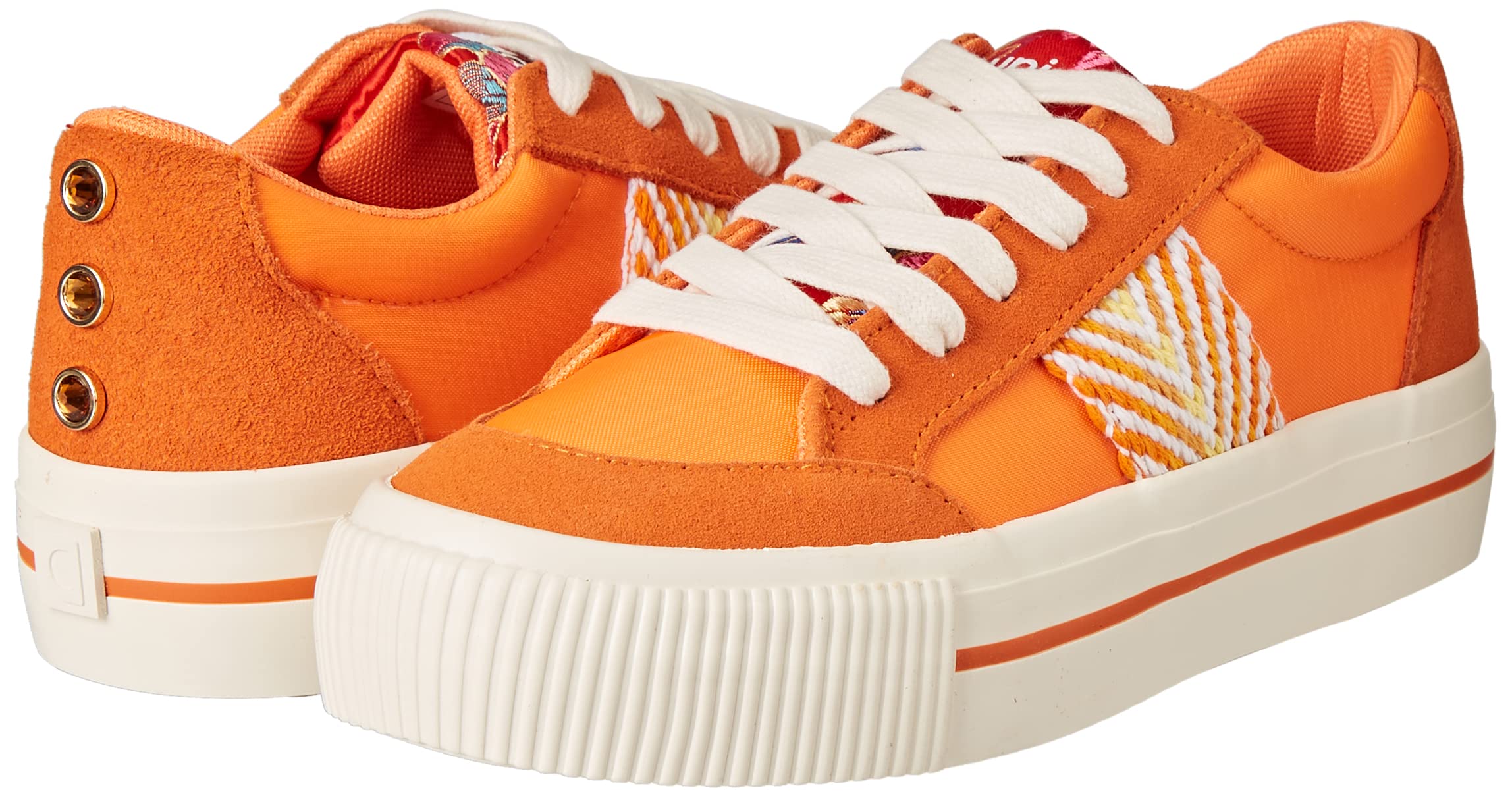 Desigual Women's Fashion Sneakers - Comfortable Casual Walking Shoes for Women | Perfect for Running, Gym, Travel & Everyday Wear