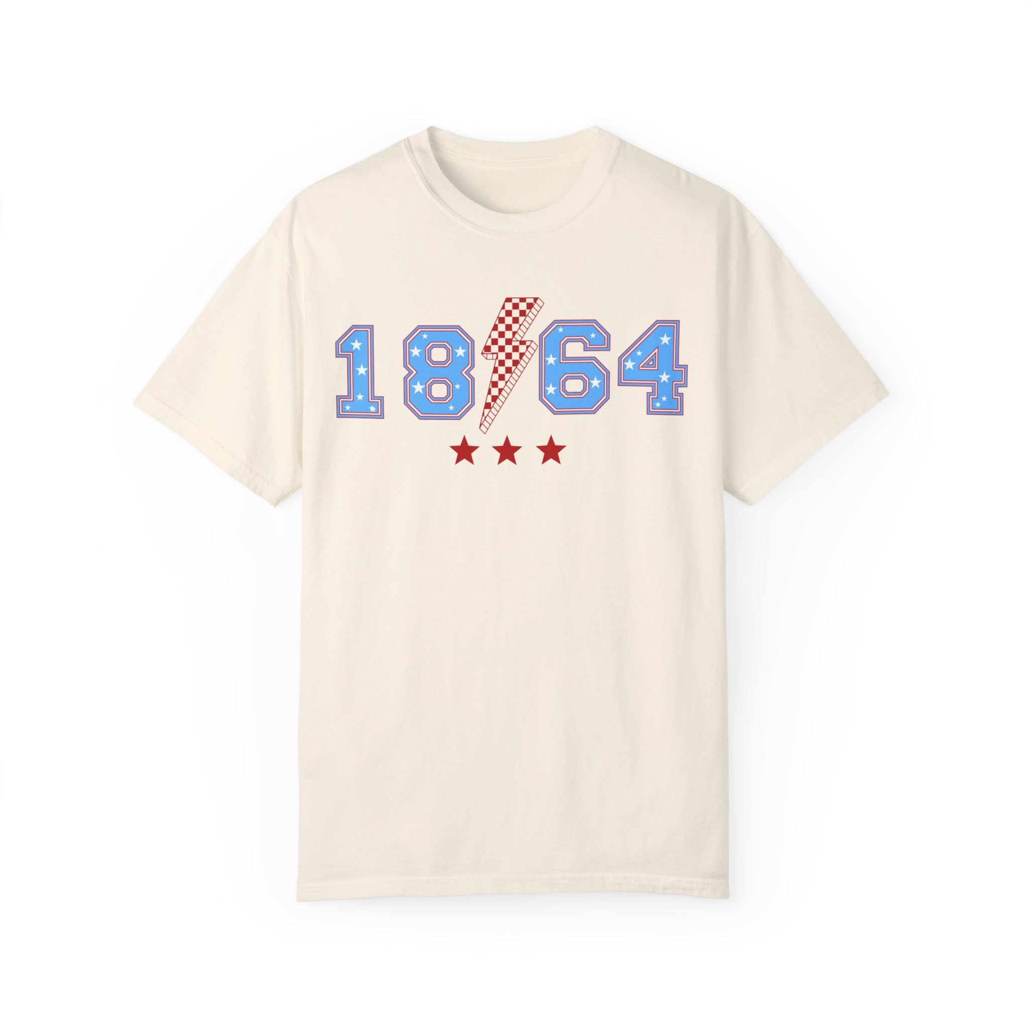 1864 USA Vintage American Flag T-Shirt - Patriotic Historical Apparel for Men & Women - Perfect for 4th of July, Memorial Day & Independence Day Celebrations
