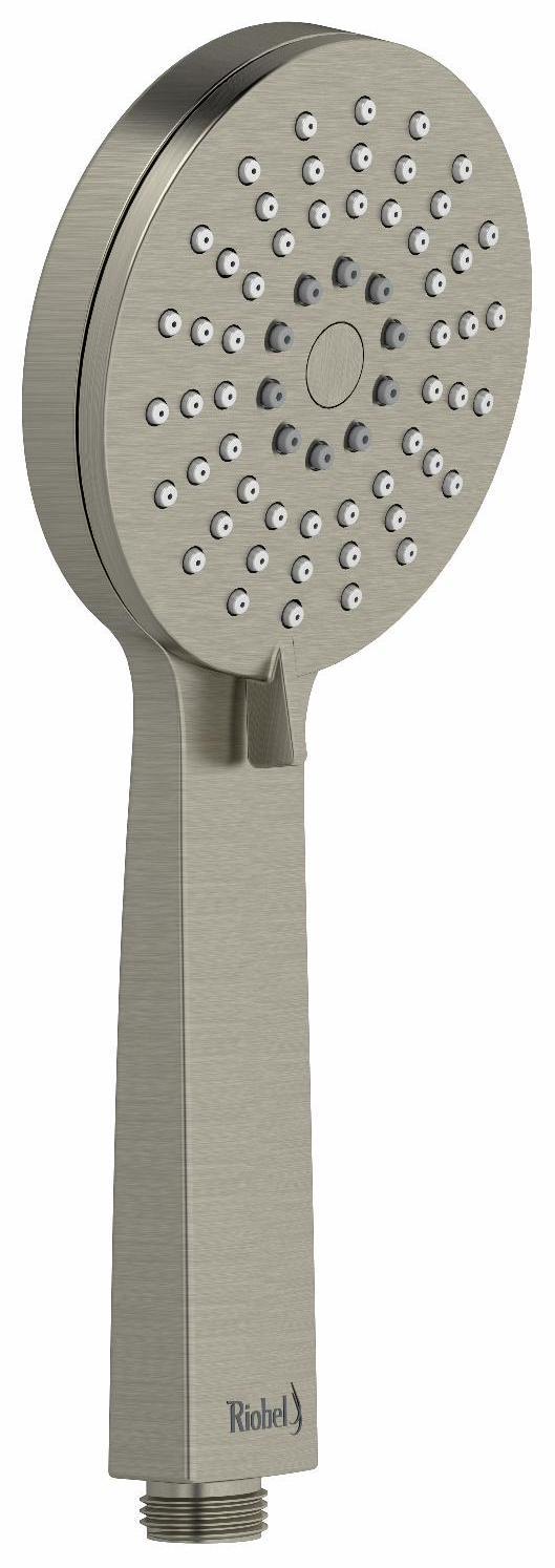 3 Function Handshower 1.8 GPM Brushed Nickel - High Pressure Shower Head with Adjustable Spray Modes for Bathroom, Spa, and Pet Washing