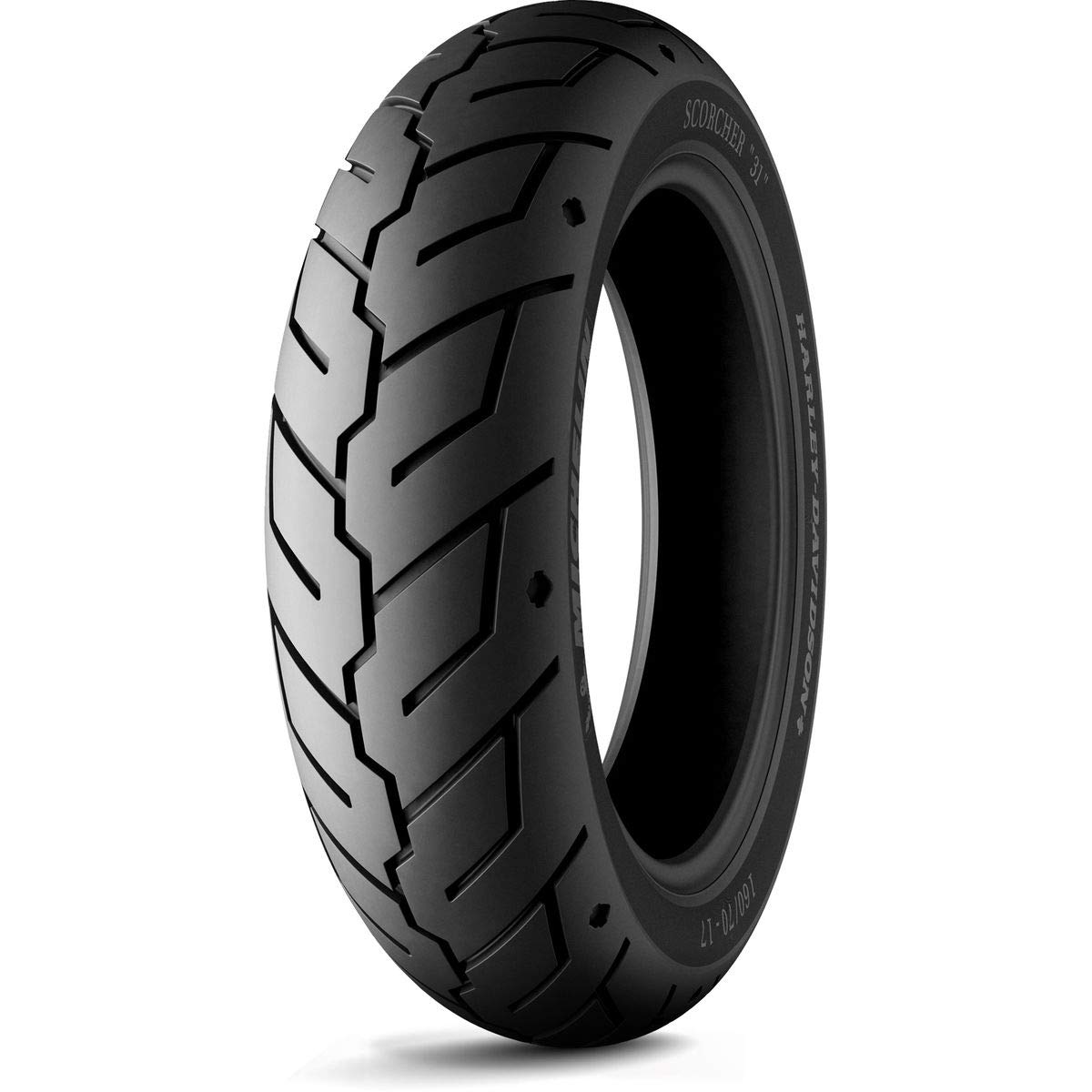 Michelin Scorcher 31 Harley-Davidson® Rear Motorcycle Tire 160/70B-17 (73V) - Fits CVO Softail Deuce FXSTDSE® 2003 & More - High Performance Cruiser Tire for Long Rides & Highway Comfort