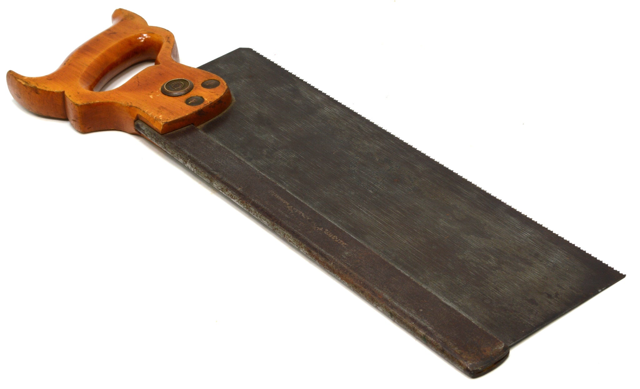 Vintage Disston & Sons No. 4 Back Saw 14 Inch with 13 PPI/TPI - Circa 1940 Tenon & Miter Saw - Excellent Used Condition - Perfect for Woodworking & Carpentry Projects
