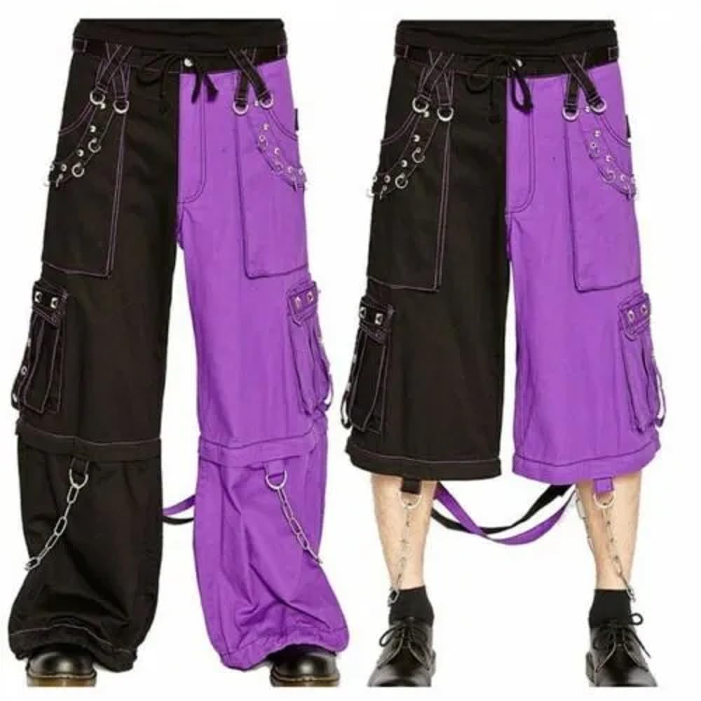 Gothic Black Jeans for Men - Punk Emo Cyber Apocalyptic Style Pants & Shorts | USA Sizing | Perfect for Concerts, Halloween & Alternative Fashion