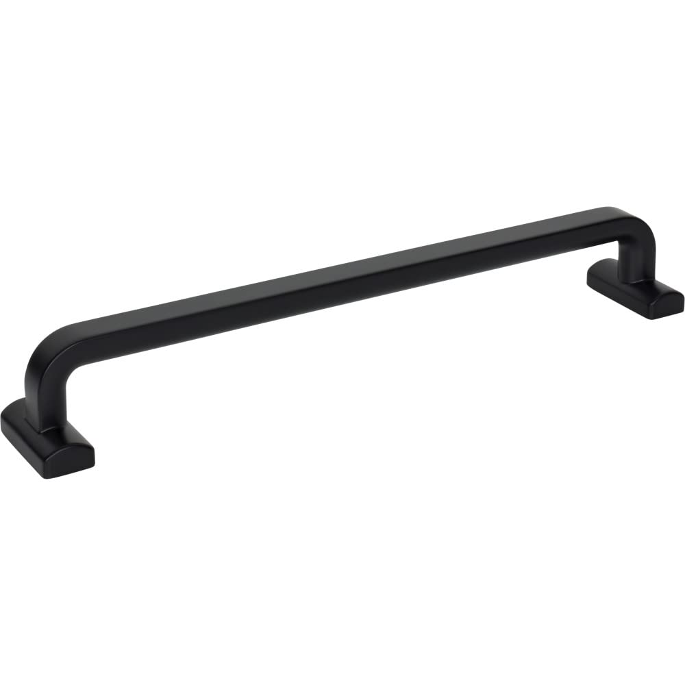Top Knobs Harrison 12-Inch Appliance Pull in Flat Black - Perfect for Kitchen Cabinets, Drawers & Furniture Hardware