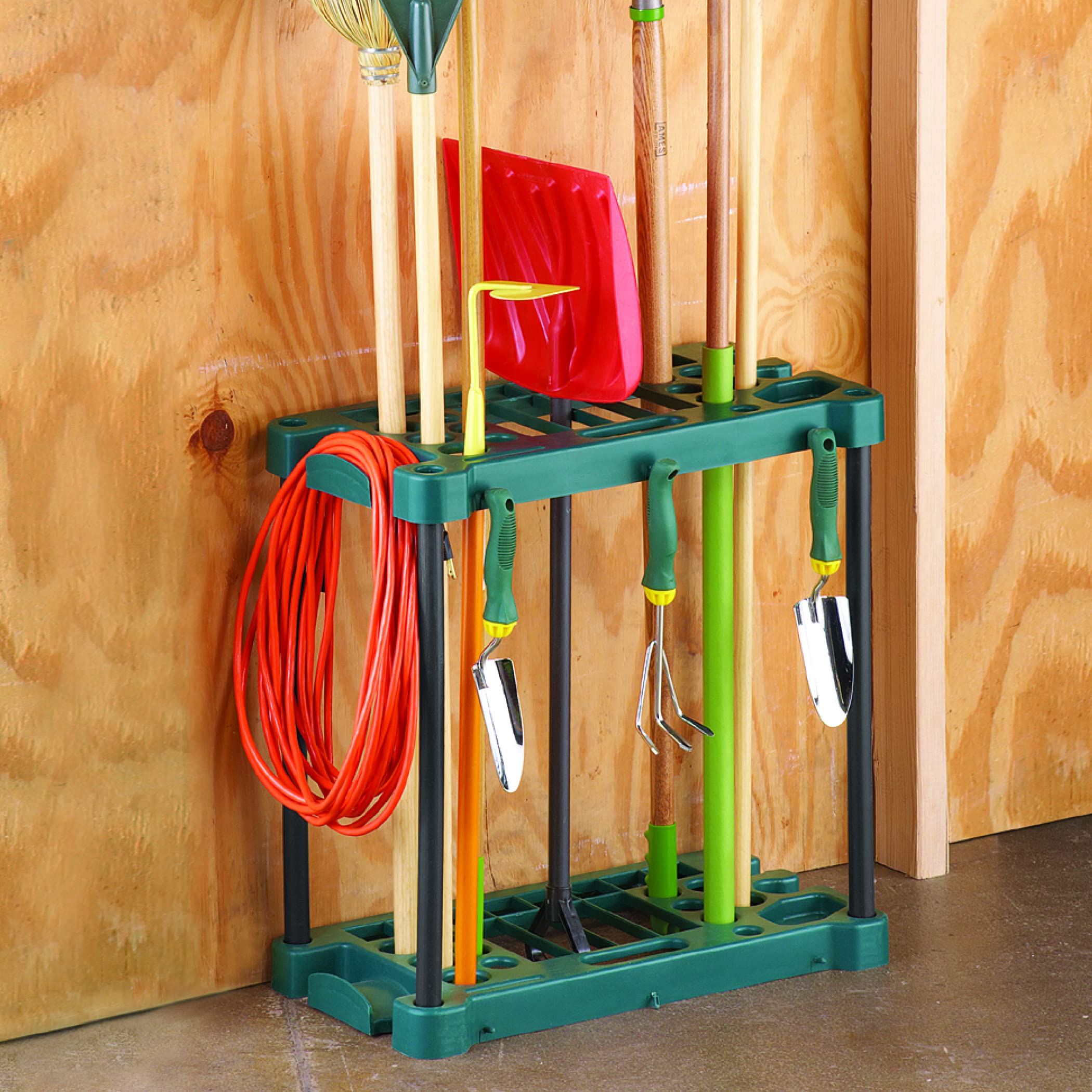 Green Household Tool Organizer - Durable Storage Solution for Garage, Workshop & Home Organization | Collections Etc