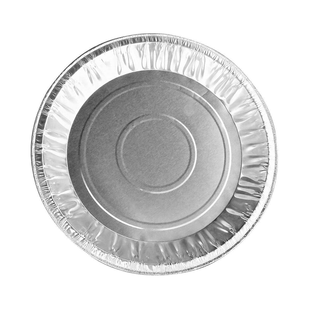StateOJ 9-Inch Disposable Aluminum Pie Pans - 24 oz Medium Depth Baking Pans for Pies, Pot Pies & Desserts | Perfect for Home Baking, Parties & Holiday Cooking