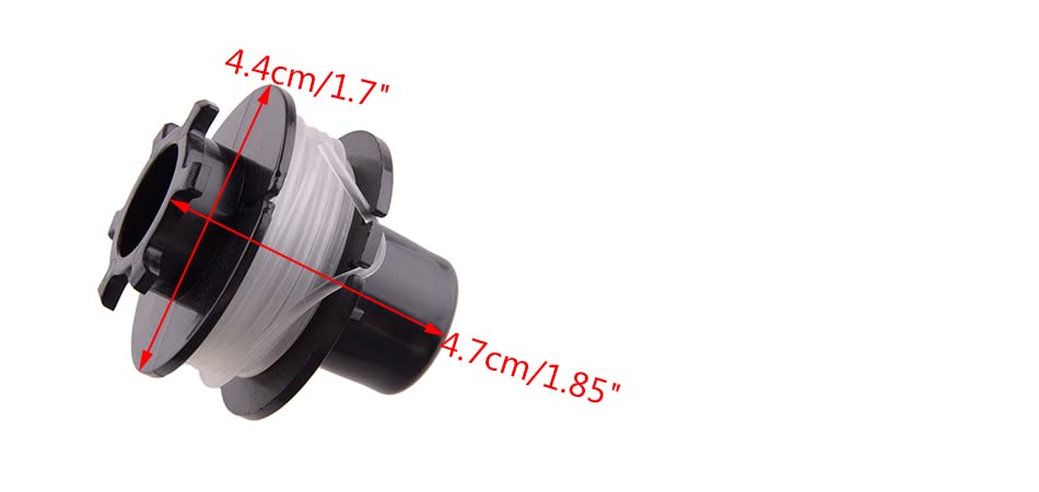 Toro Electric Trimmer Replacement Spool Head - 0.065 Inch x 10-Foot Trimmer Line (Compatible with Model 88185) - Perfect for Lawn Edging, Weed Control & Yard Maintenance
