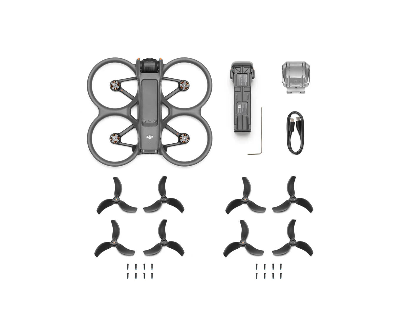 DJI Avata 2 Fly More Combo with Single Battery - FPV Drone with 4K Camera, 34 Mins Flight Time - Perfect for Aerial Photography, Travel Vlogging & Outdoor Adventures