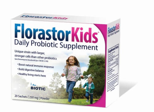 Florastor Kids Daily Probiotic Supplement 250mg for Digestive Health & Immune Support - Ideal for Children's Gut Health and Wellness