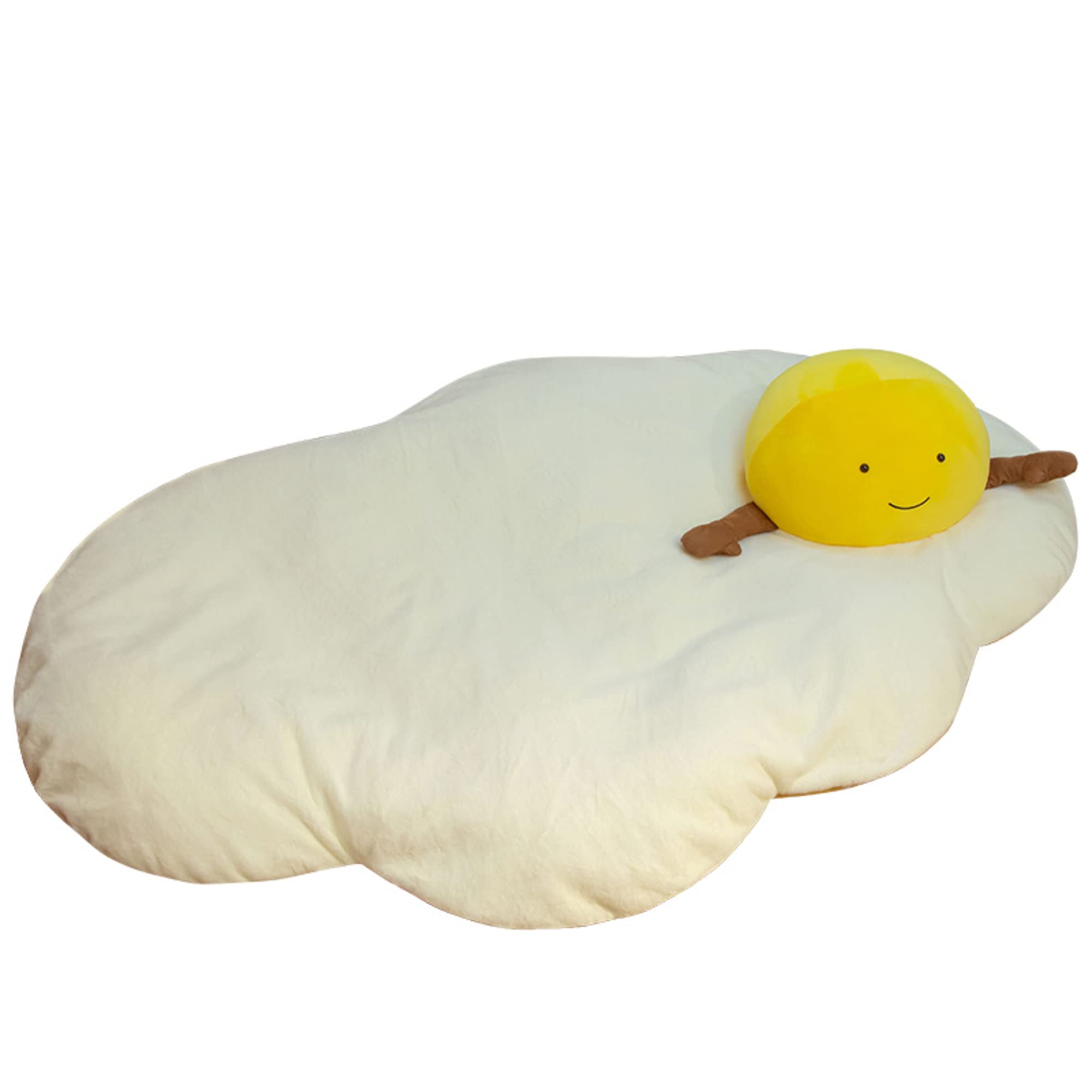 Plush Manga Dua Floor Cushion - Soft Seating Mat for Kids' Bedroom, Living Room & Reading Nook - 90x130cm Lovely Pillow for Relaxation, Study & Play - Perfect Birthday Gift for Children & Anime Fans