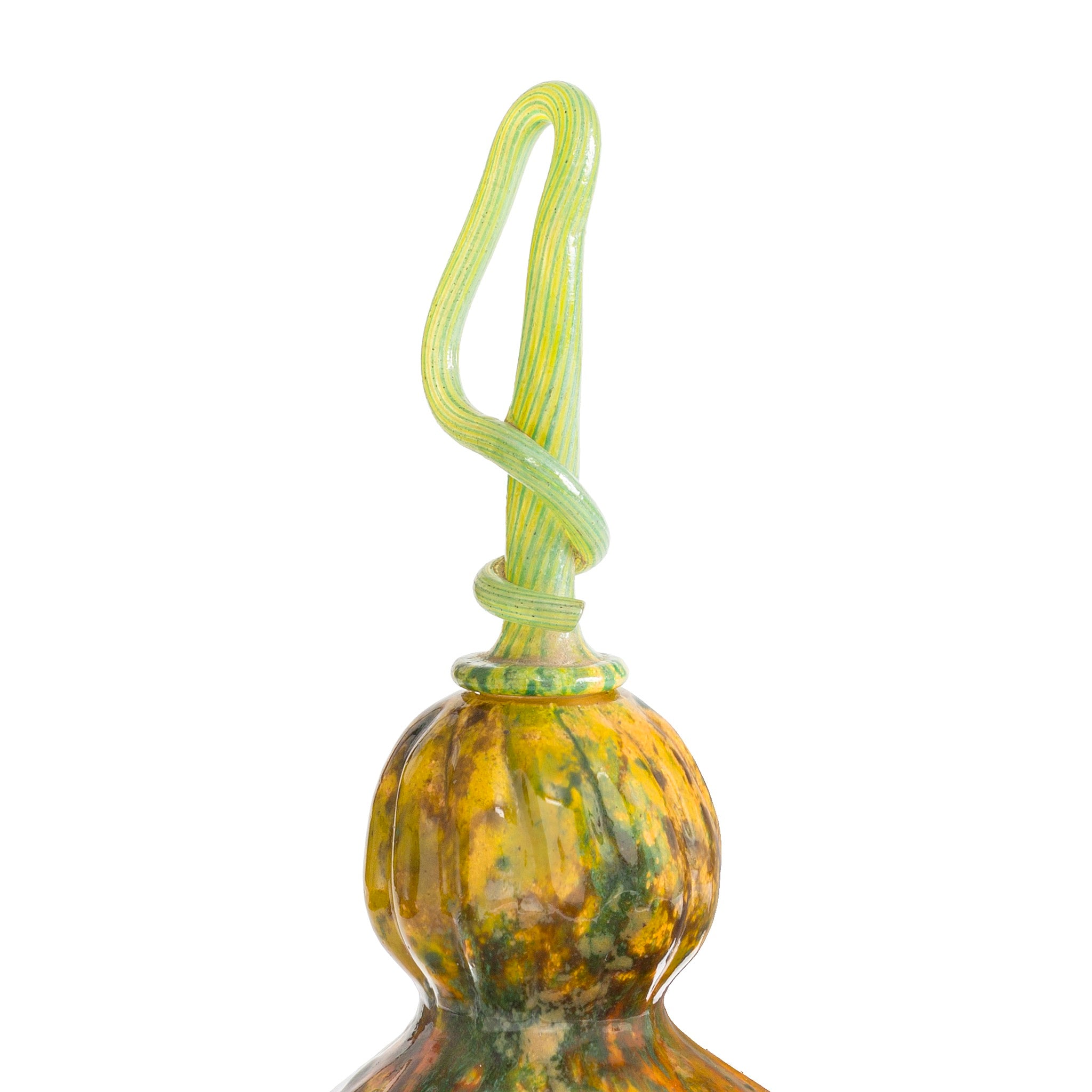 Daum Nancy 'Coloquinte' Glass Vase - Handcrafted Art Nouveau Floral Decor for Home, Dining Table & Luxury Gift