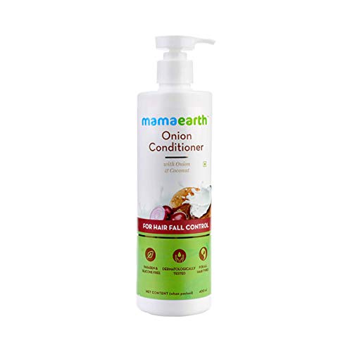 Onion Hair Conditioner for Hair Growth & Hair Fall Control - Coconut Oil Enriched 400ml | Promotes Stronger, Healthier Hair | Ideal for Daily Use & Damaged Hair Repair