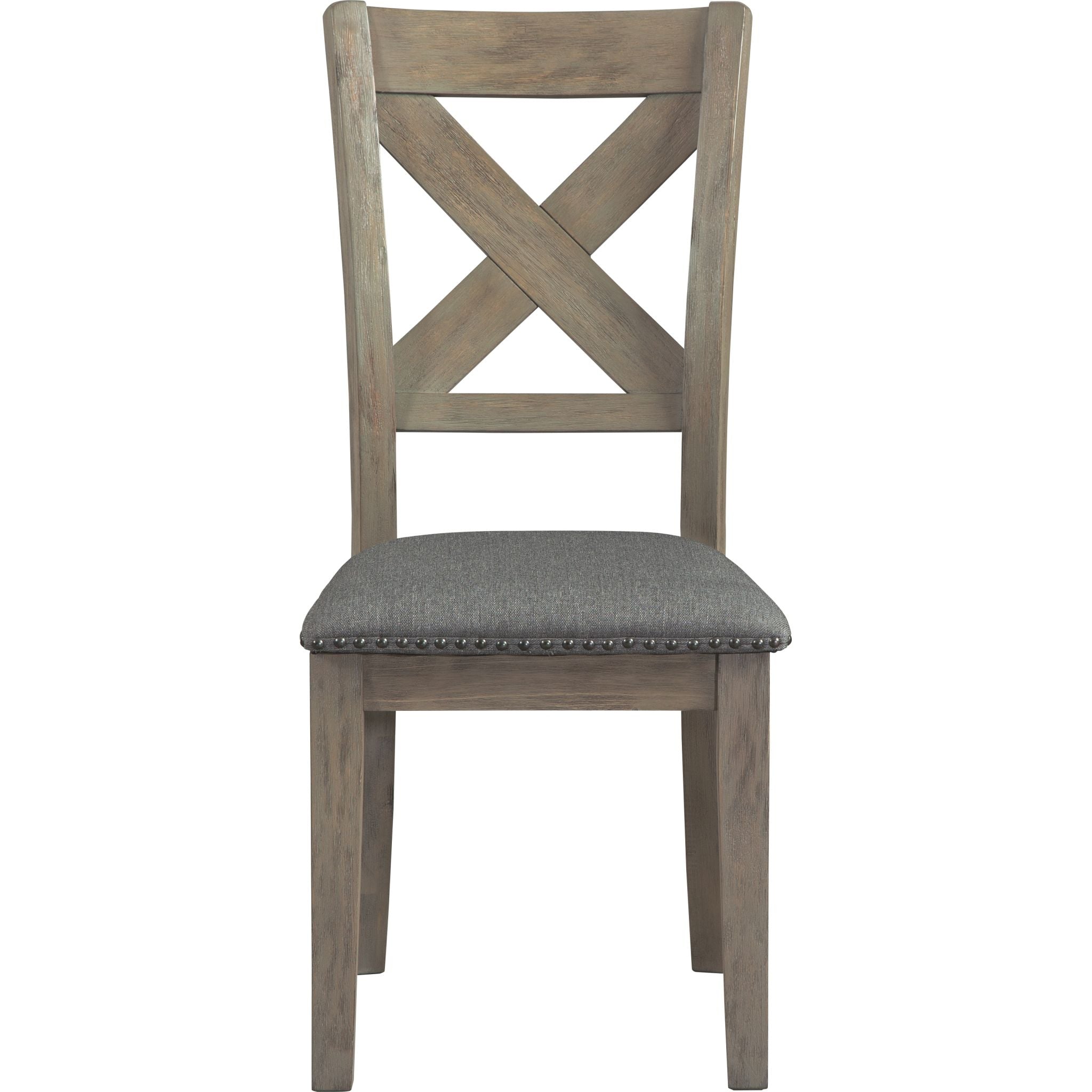 Aldwin Modern Side Chair in Gray - Sturdy Dining Room & Office Chair for Home & Workspace (D617 01) - Perfect for Small Spaces, Kitchen Nooks & Conference Rooms