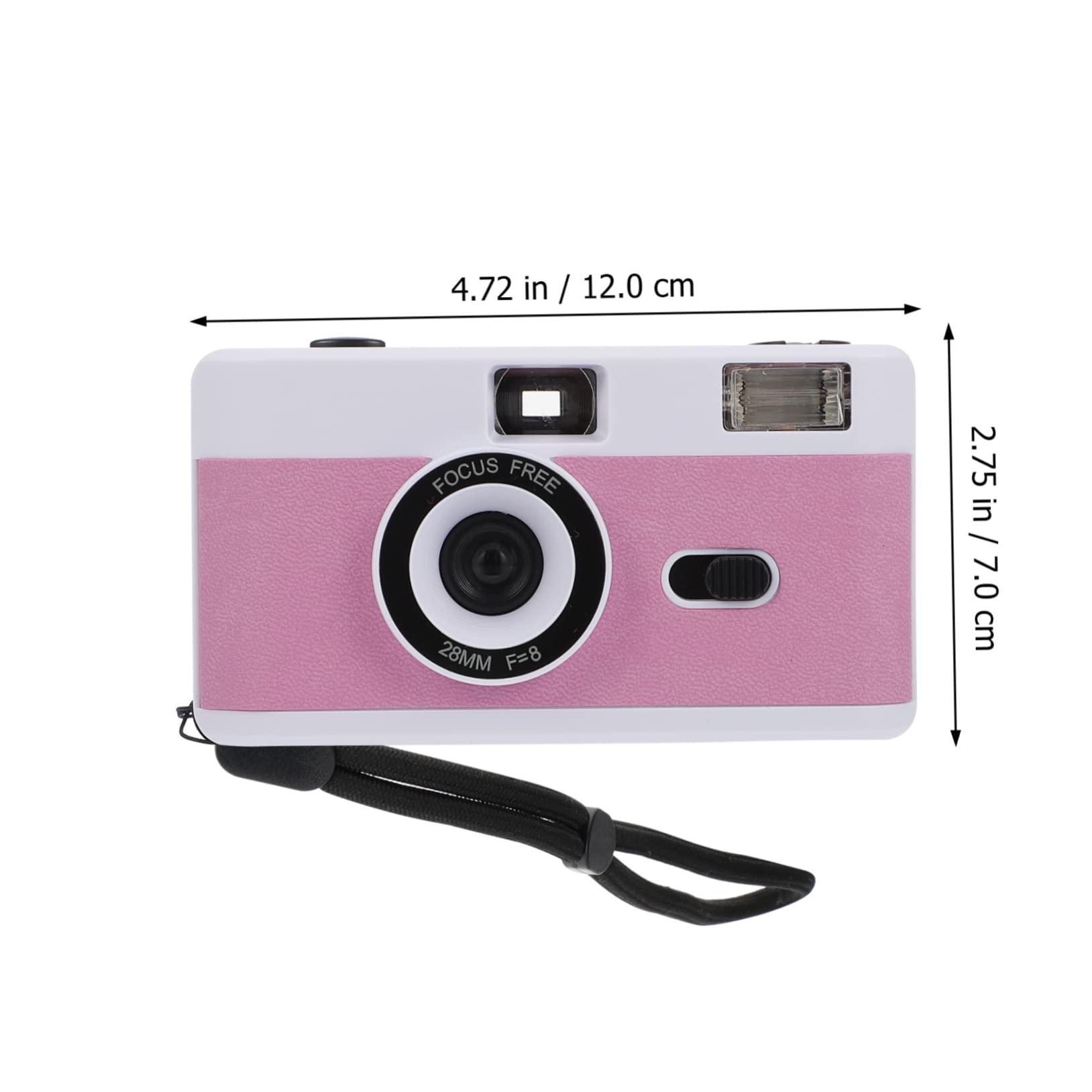 Gatuida 8-Pack Retro Film Camera Set - Vintage Plastic Travel Camera with ABS Body, Portable Reusable 35mm Film Camera in White | Perfect for Travel Photography, Street Shots & Vintage Style Photography