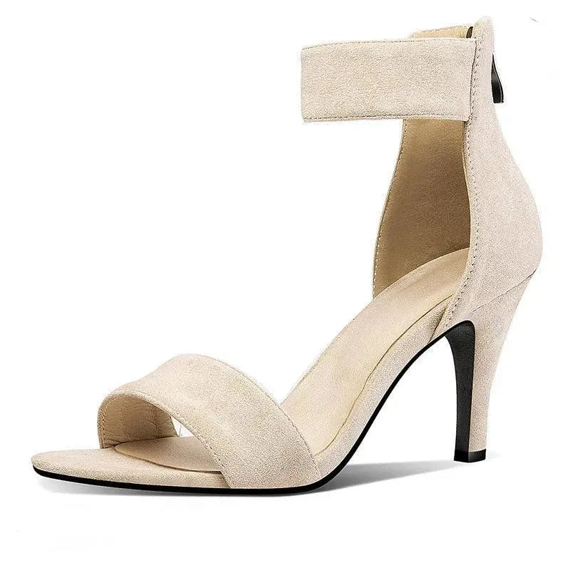 Women's Comfortable Buckle Strap Heel Sandals - Stylish Summer Wedges for Beach, Party & Casual Outfits