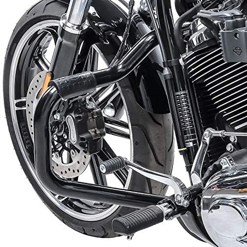 STS7 Crash Bar Mustache, Inner Bag Set & Windscreen M for Harley Davidson Sportglide 2018-2024 | Motorcycle Protection & Storage Accessories for Road Trips & Touring