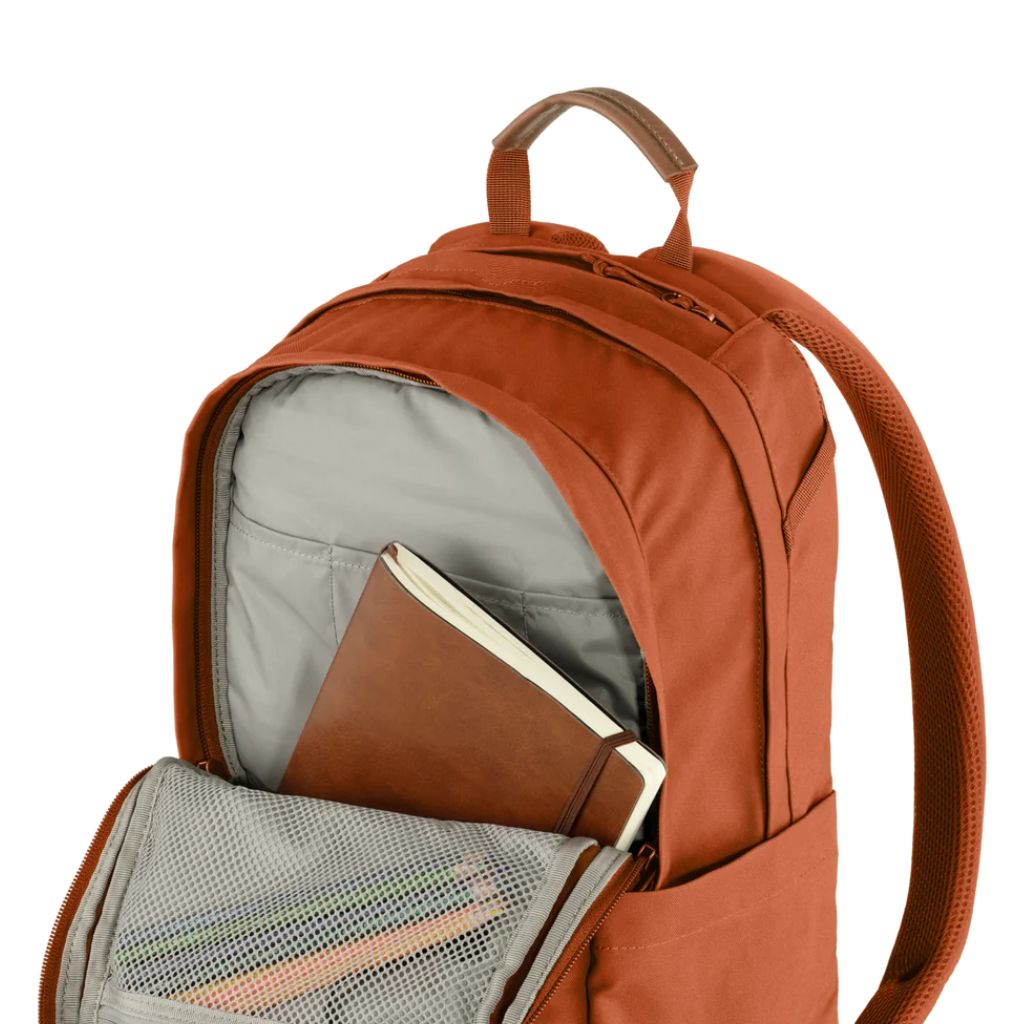 Fjallraven Raven 15 20L Backpack - Durable Hiking & Travel Daypack for Men & Women, Deep Patina - Perfect for School, Commuting & Outdoor Adventures