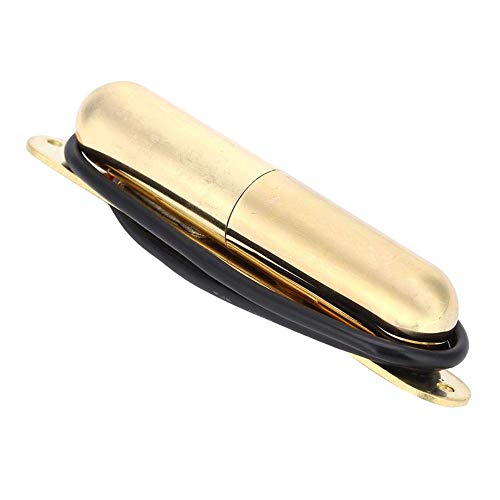 Single Coil Electric Guitar Pickup - Gold Lipstick Tube Pickup for ST Style Guitars | Perfect for Blues, Rock & Jazz Performances