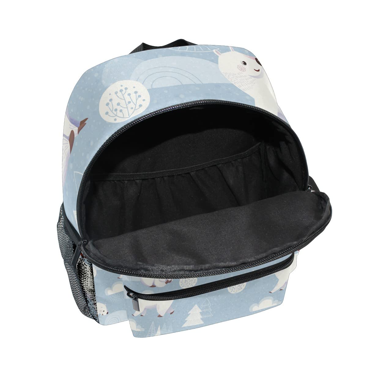 **JIPONI Polar Bear Kids Backpack for Toddlers - Cute Preschool Backpack for Boys & Girls with Adjustable Chest Strap & Pockets - Perfect for Daycare, Travel & School**