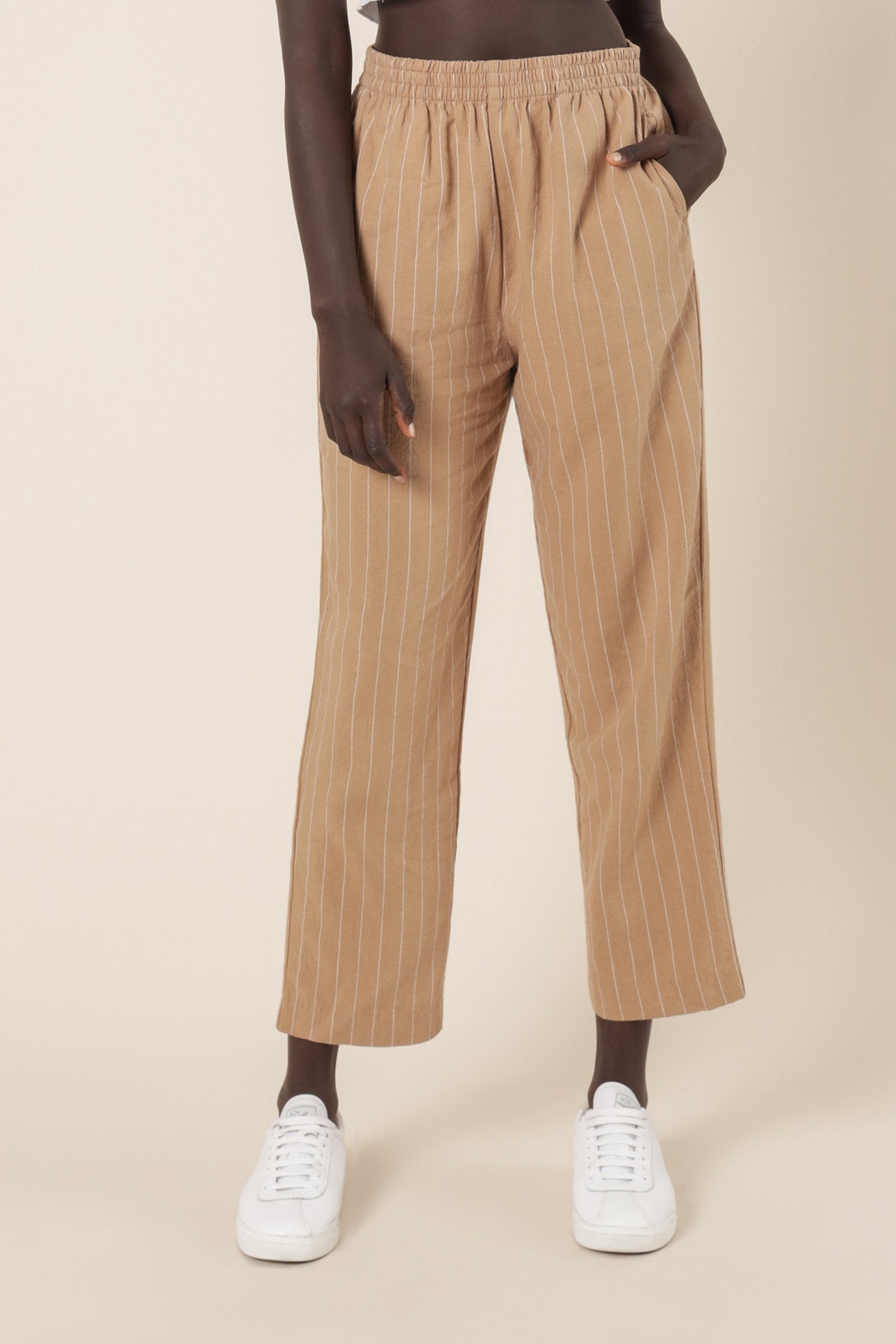 Finley Pinstripe Pants for Men - Classic Slim Fit Dress Pants for Office & Business - Perfect for Work, Weddings & Formal Events