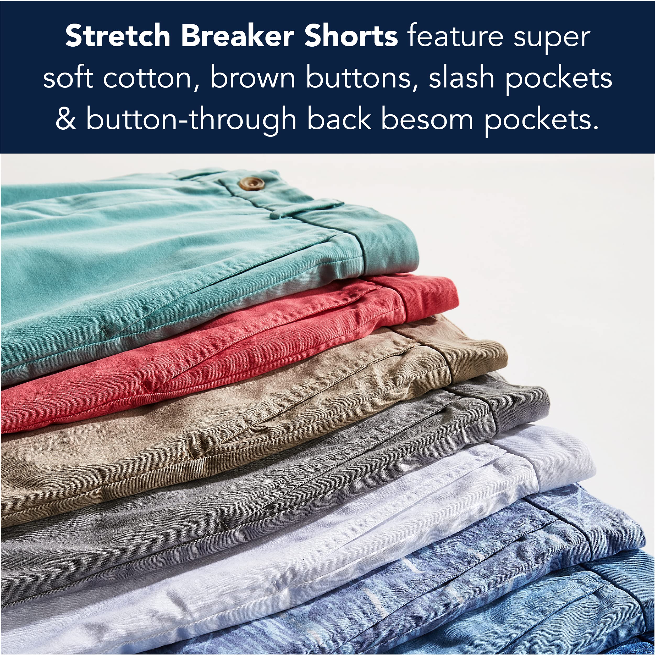 Vineyard Vines Men's 9 Inch Stretch Breaker Shorts - Comfortable Casual Swim & Beach Shorts for Summer Outdoor Activities