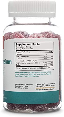 Best Magnesium Gummies for Adults - 60 Count | Stress Relief & Sleep Aid Supplement | Vegan, Non-GMO | Perfect for Nighttime Relaxation & Muscle Recovery