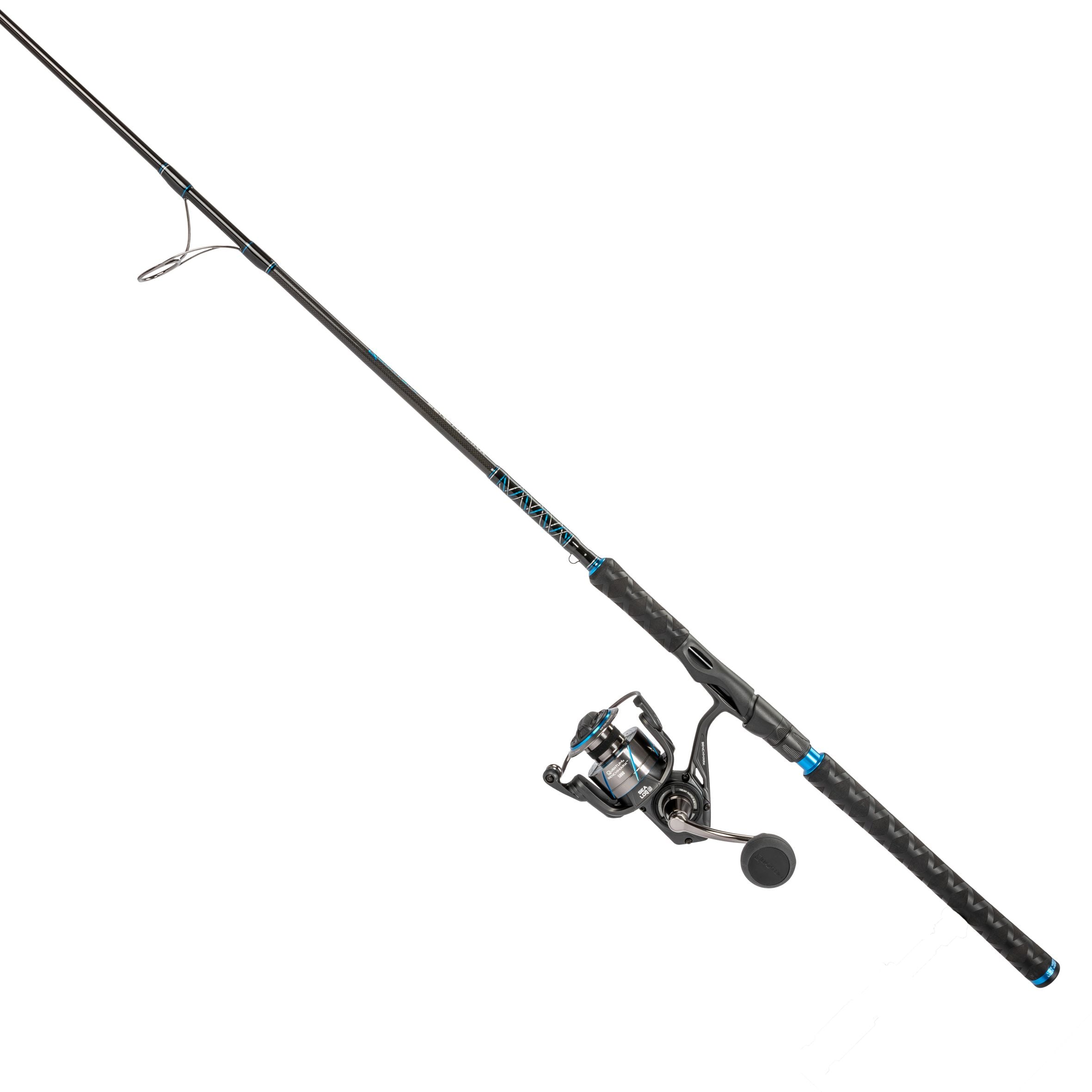 Quantum Benchmark Spinning Combo - Premium Fishing Rod and Reel Combo for Freshwater & Saltwater Anglers | Perfect for Bass, Trout, and Walleye Fishing | Ideal for Shoreline, Boat, and Kayak Fishing Adventures