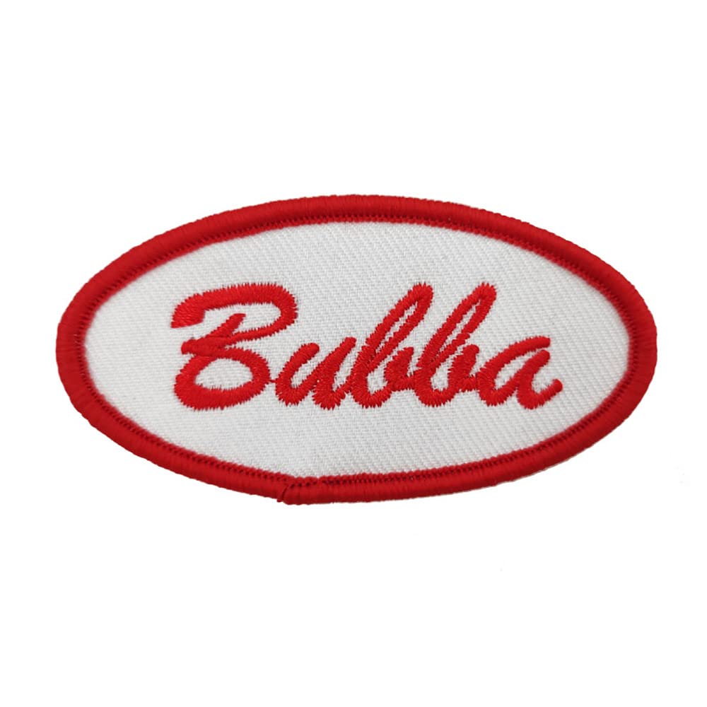 3'' Bubba Mechanic Janitor Service Operator Embroidered Iron-On Patch for Uniforms, Hats, Jackets & DIY Crafts