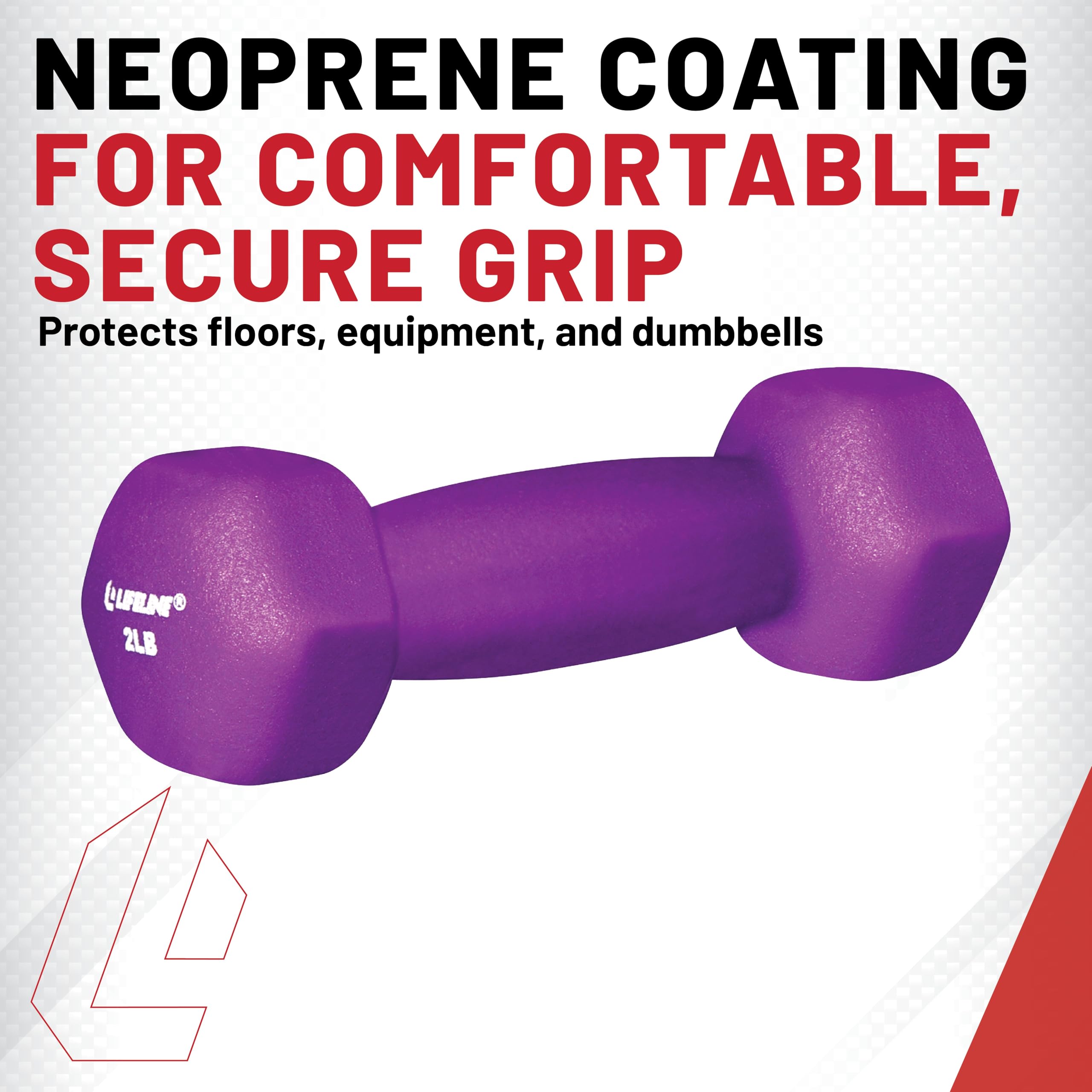 Premium Neoprene Dumbbell Weights Set for Home Gym - 2-25lbs Non-Slip Grip - Ideal for Strength Training, HIIT & CrossFit Workouts