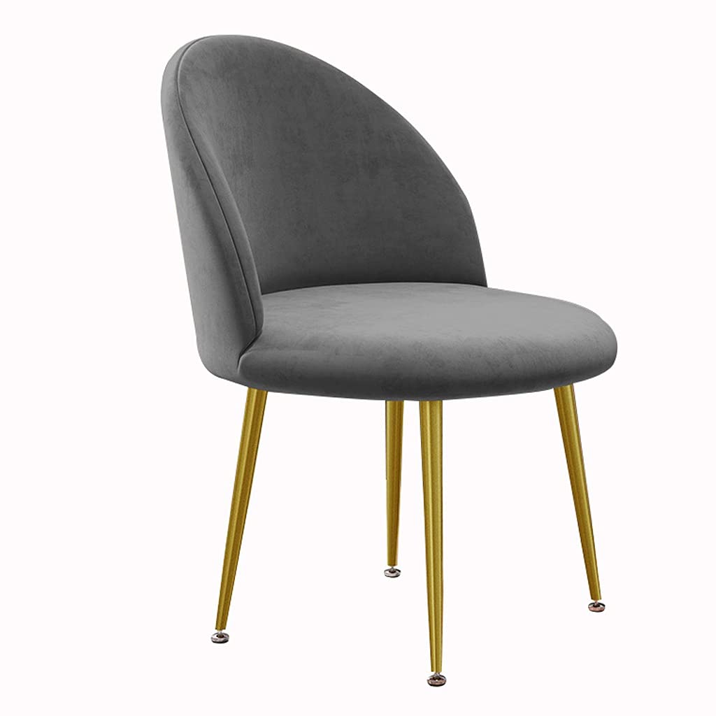 Modern Velvet Upholstered Dining Chairs with Metal Legs - Set of 4 Kitchen Counter Stools, Accent Side Chairs for Dining Room, Living Room & Lounge - Comfortable Leisure Seating for Home & Restaurant Use