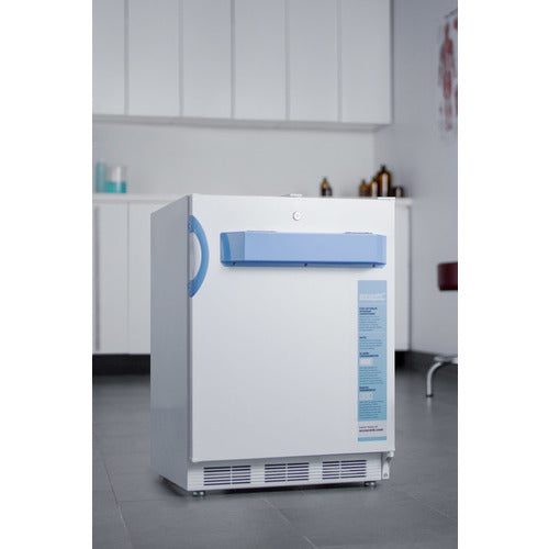 Accucold 24-Inch Wide Built-In All Refrigerator - ADA Compliant, Energy Efficient, Stainless Steel (Model FF7LWBIMED2ADA) - Perfect for Restaurants, Hotels, and Commercial Kitchens