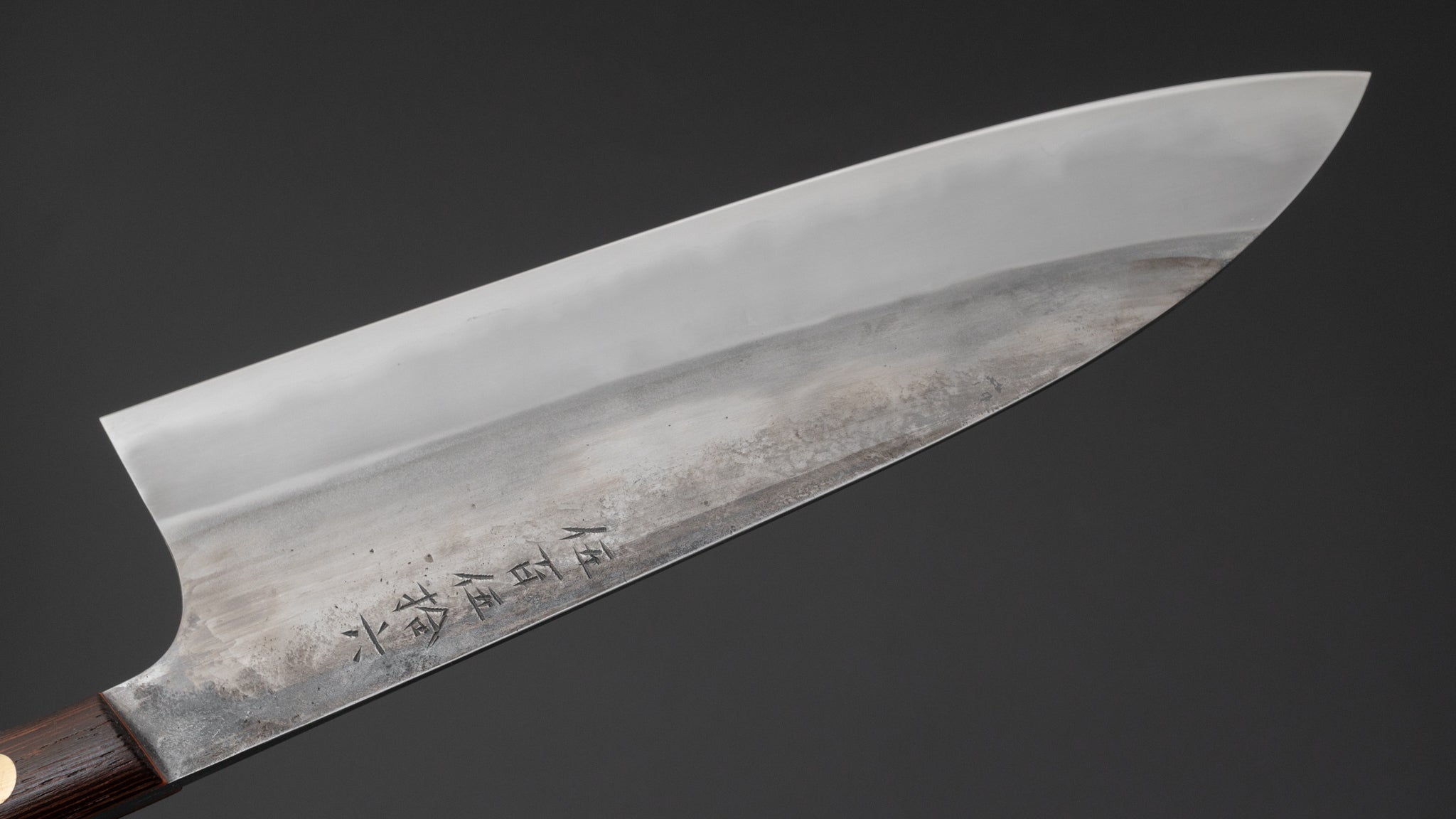 Premium Jiro Tsuchime Yo Gyuto 210mm Japanese Chef Knife with Tagayasan Handle - Professional Kitchen Tool for Slicing, Dicing & Meat Cutting (#556)