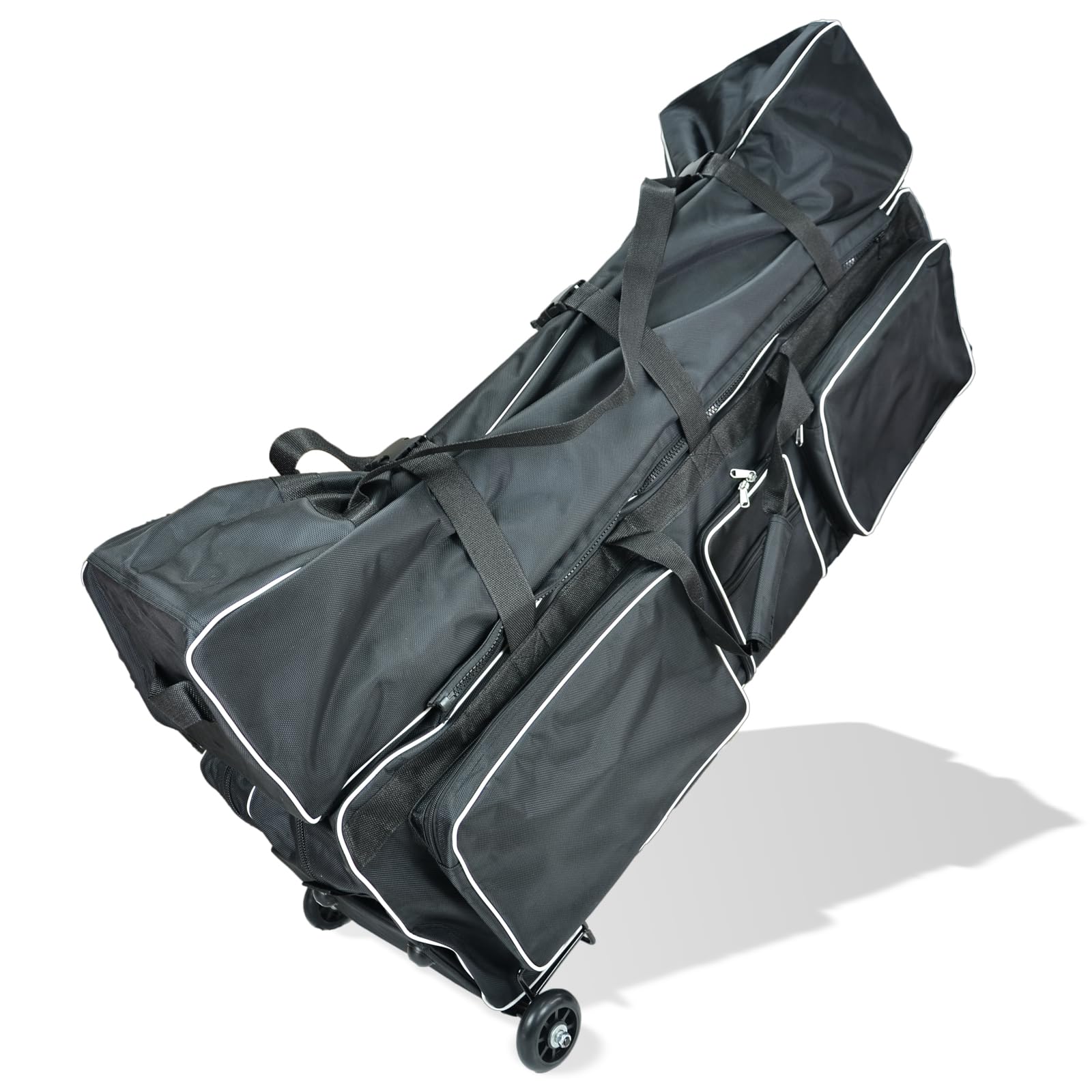 Competition Rolling Fencing Bag with Wheels & High-Top Weapon Storage - Durable Draw-Bar Fencing Gear Bag for Tournaments & Practice - Perfect for Foil, Epee & Sabre Fencers