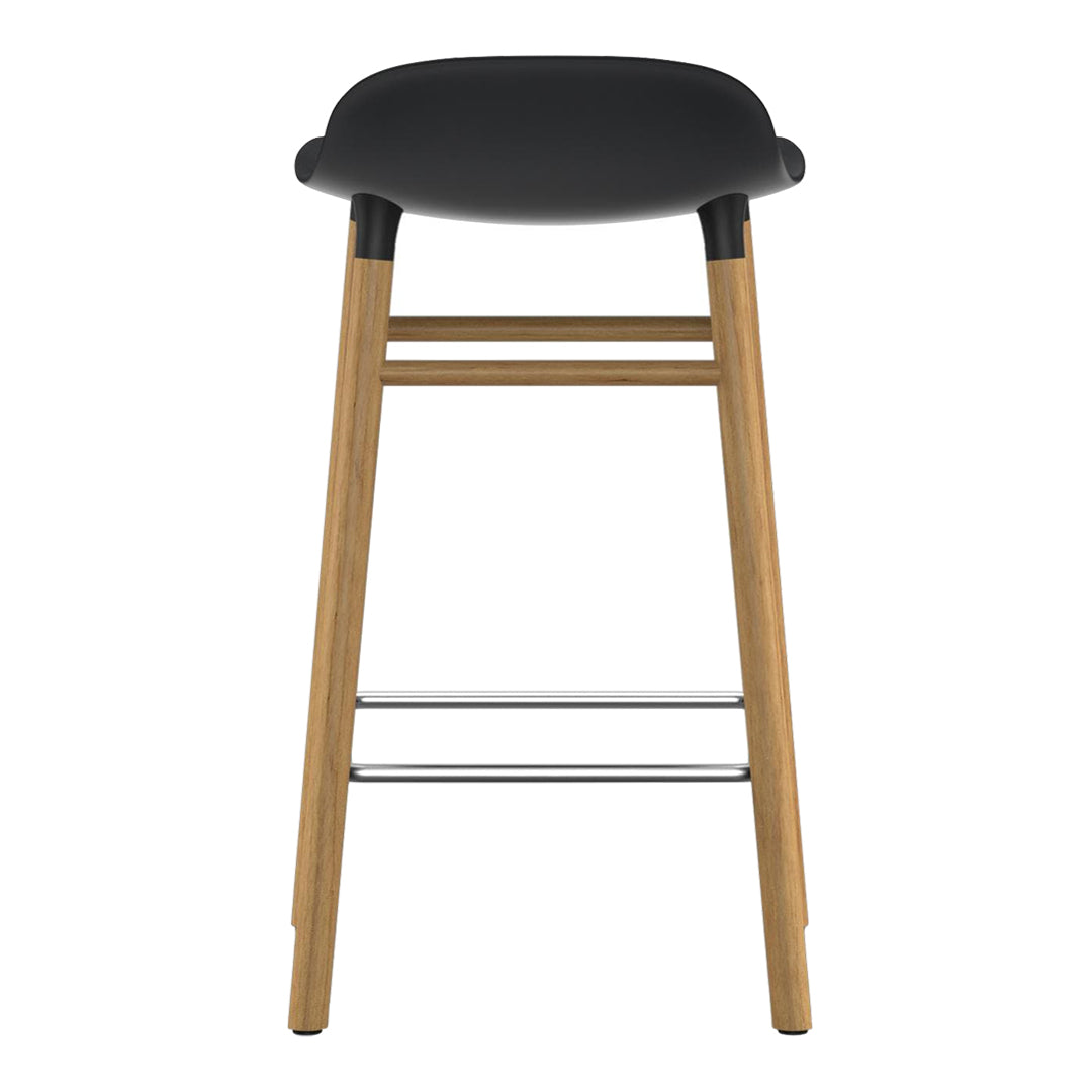 Modern Wooden Counter Stool with Sturdy Wood Legs - Perfect for Kitchen Islands, Breakfast Bars & Home Decor