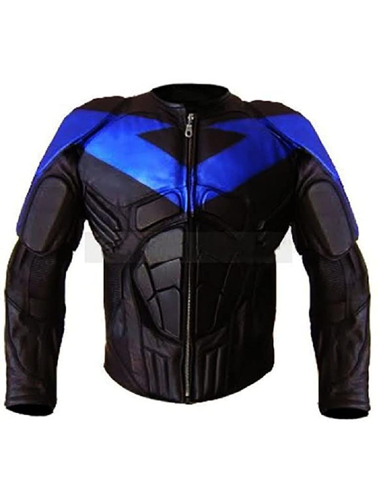 Men's Durable Leather Motorcycle Jacket - Classic Armored Biker Riding Jacket for Safety & Style | Perfect for Harley, Cruiser & Adventure Riding