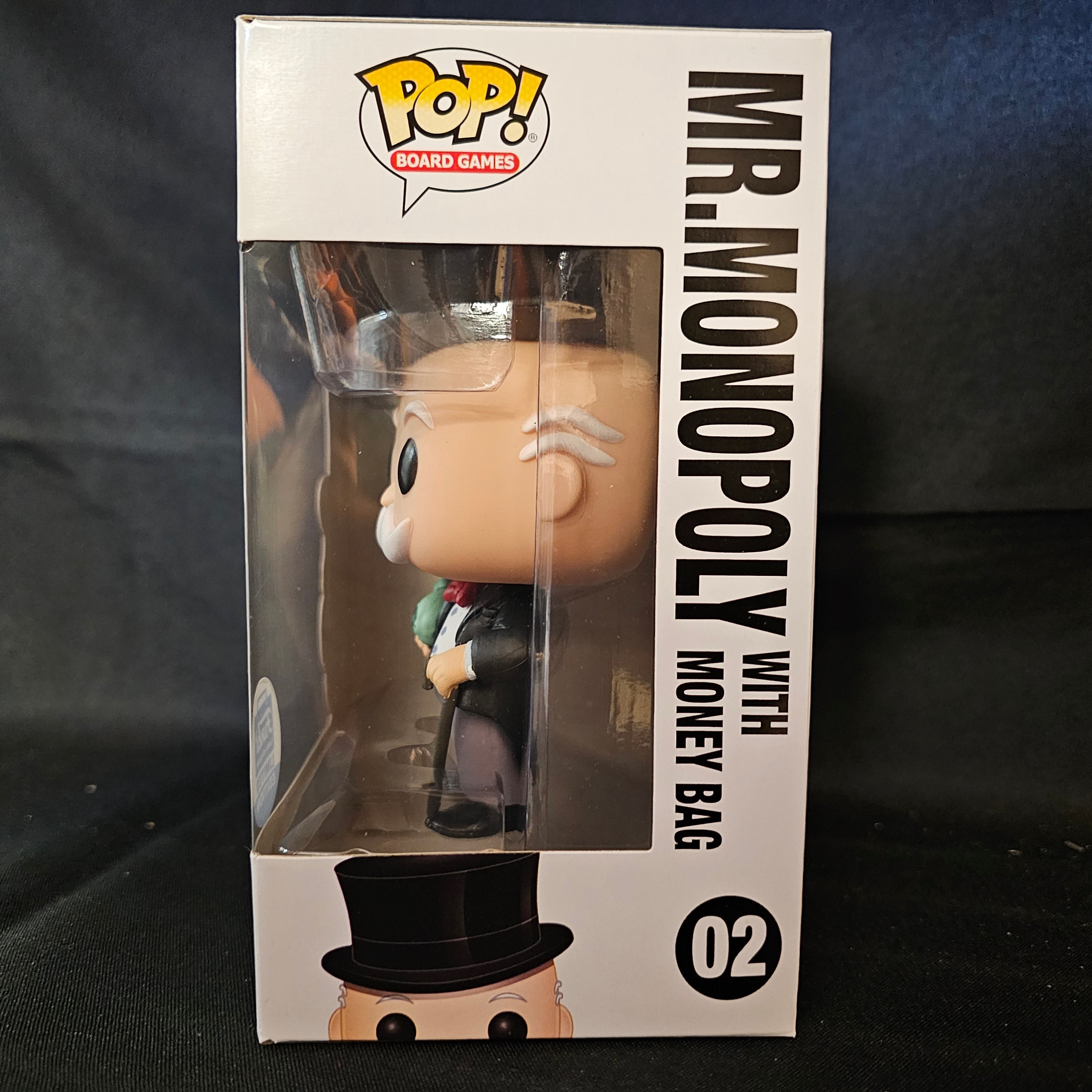 Funko Pop! Vinyl Figure - Mr. Monopoly with Money Bag Board Game Collectible | Perfect for Game Nights, Office Decor & Pop Culture Collections