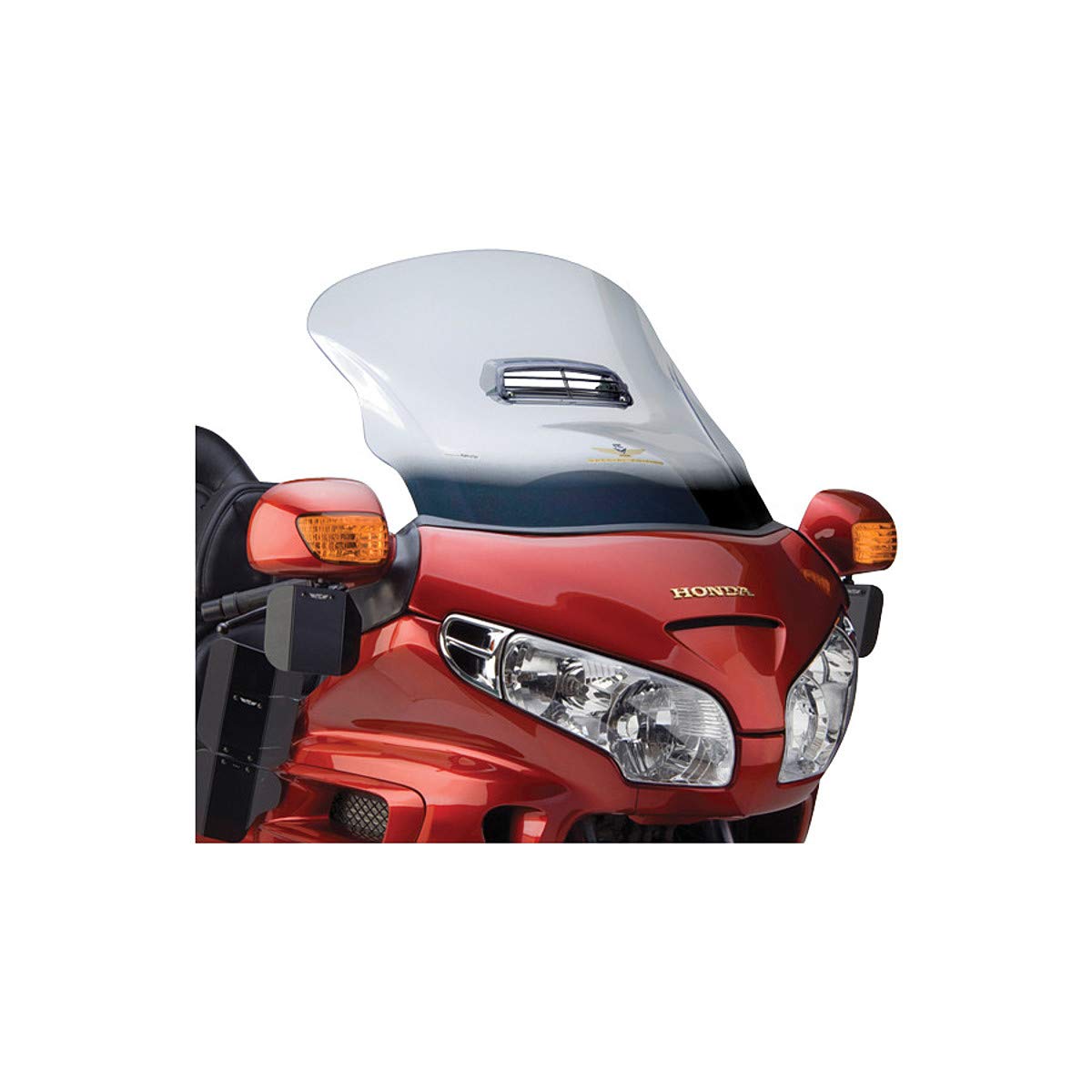 National Cycle Fairing Mount Vstream Special Edition Clear Windscreen for 01-05 Honda GL1800 Goldwing - Wind Protection for Long Rides & Touring