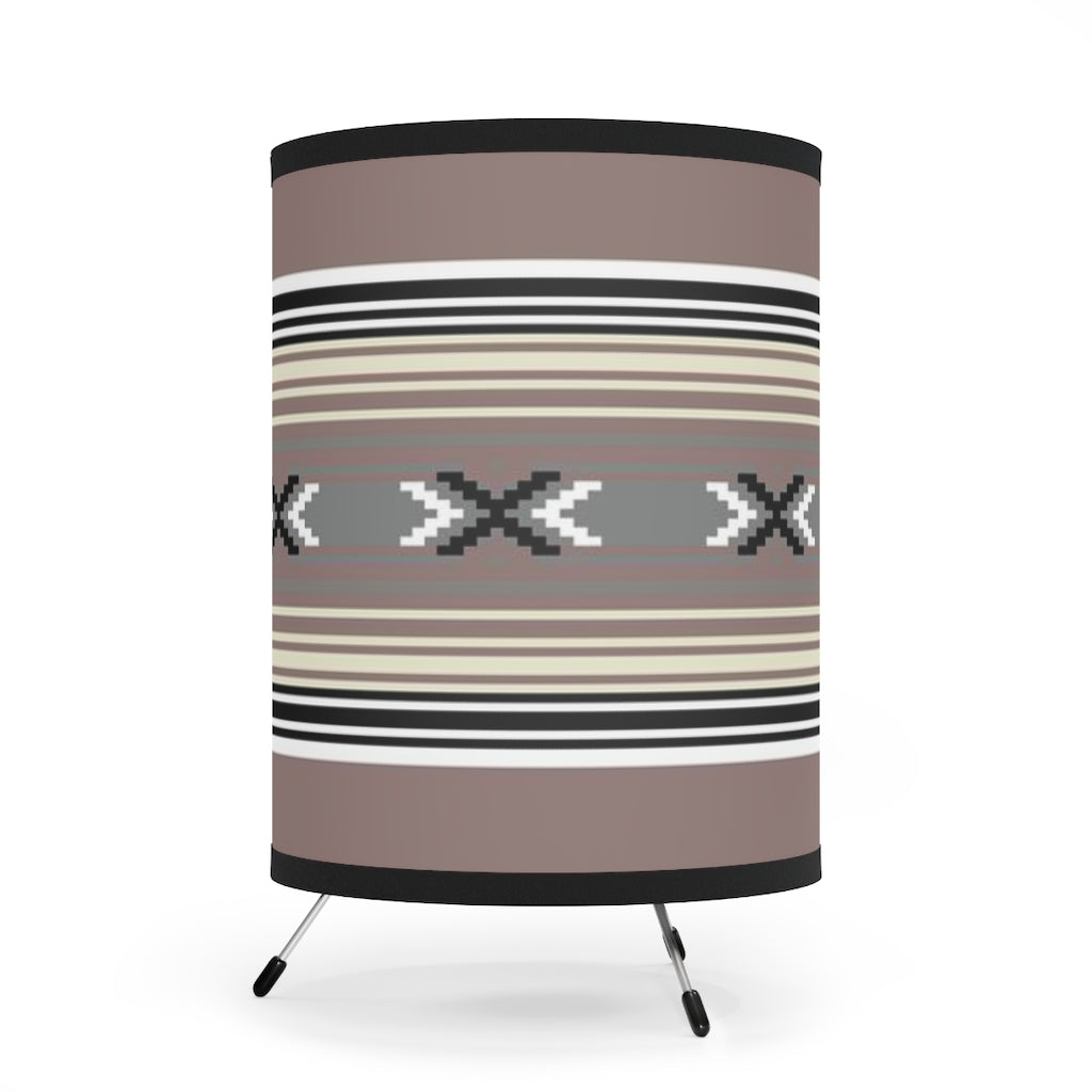 Pueblo Valley Tripod Table Lamp with High Resolution Printed Shade - US/CA Plug - Perfect for Bedroom, Living Room & Office Lighting
