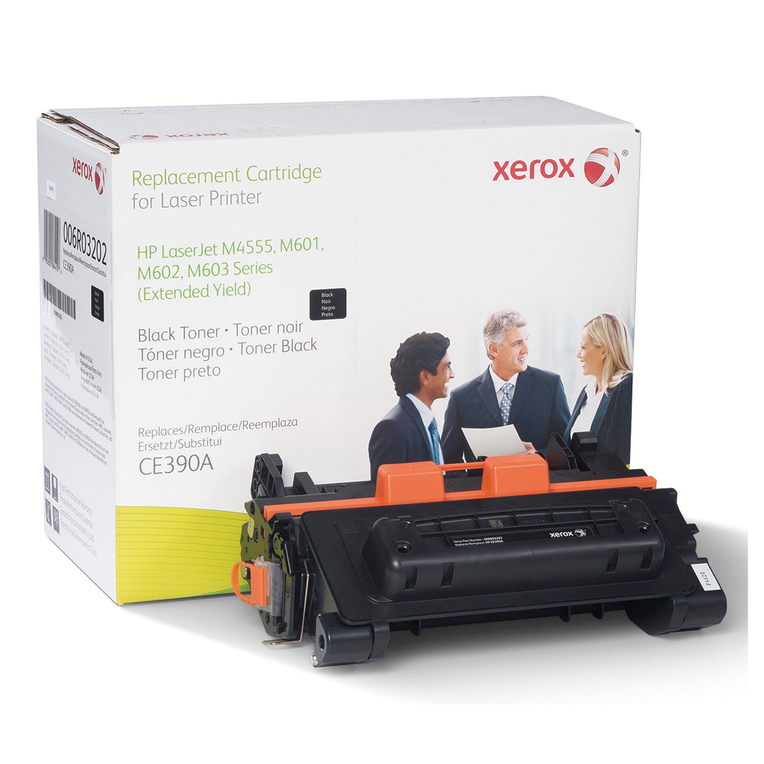 006r03202 Remanufactured Ce390a (90a) High Yield Black Toner Cartridge - Compatible with Lexmark Printers for Office & Home Use