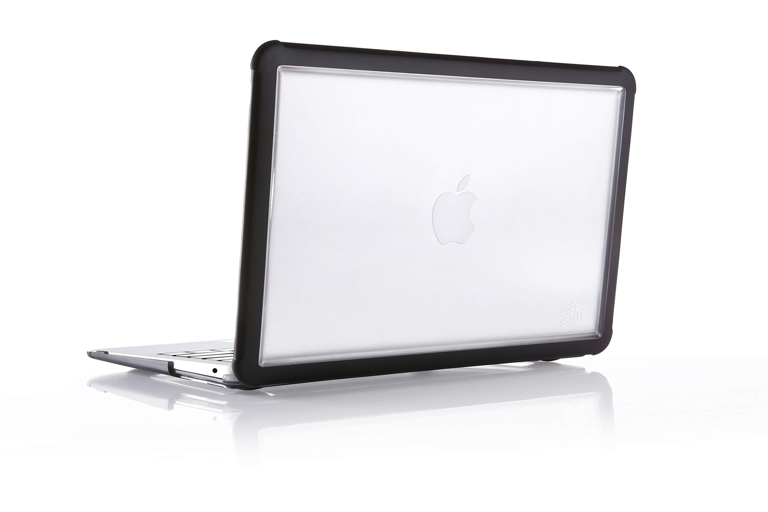 STM Dux Rugged Protective Case for Apple MacBook Air 13-Inch (2018 Model) - Shockproof & Durable Laptop Cover - Black (STM-122-218M-01) - Perfect for Travel, Work & Outdoor Use