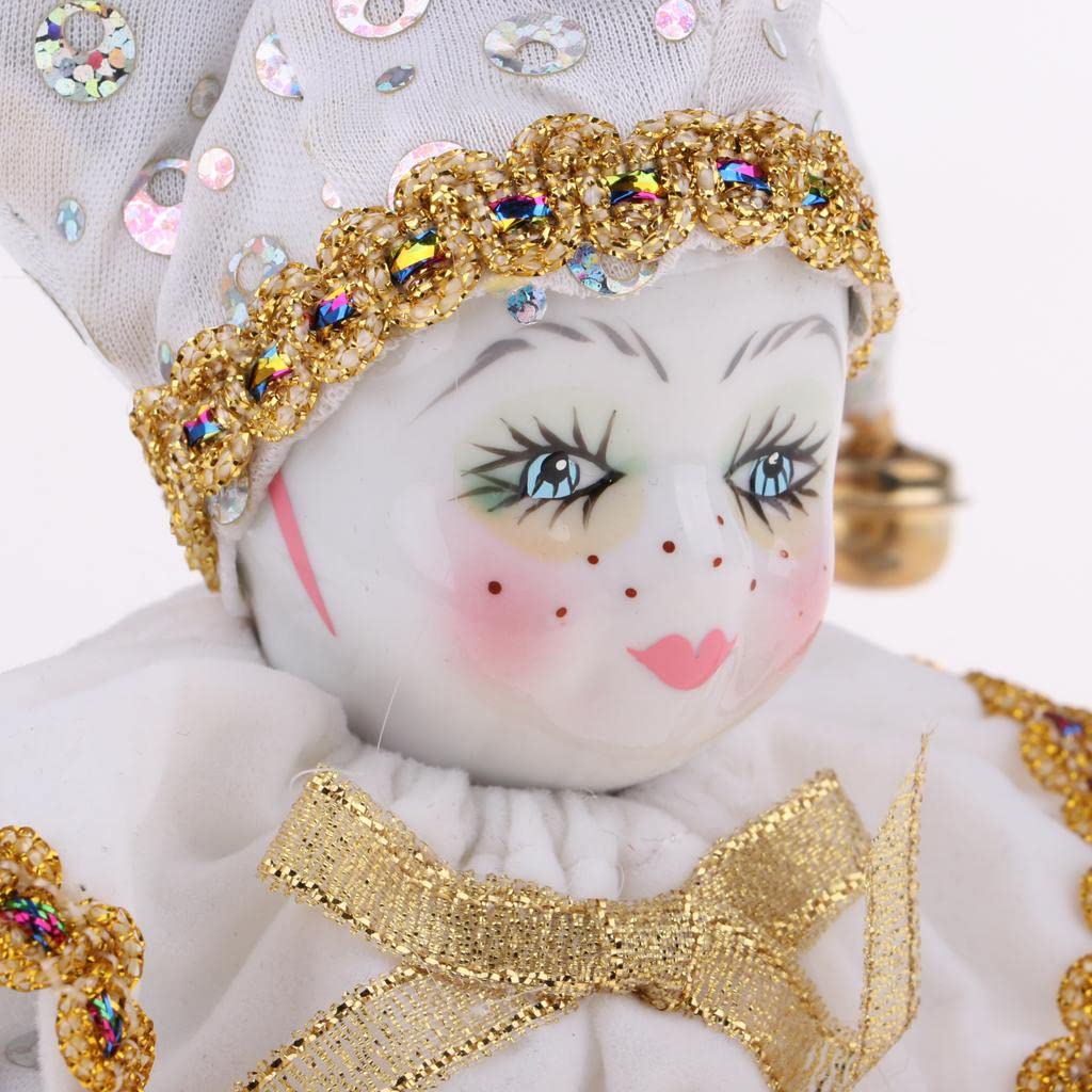 Beautiful Italian Porcelain Standing Dolls - Collectible Model Toy for Home Decor, Gift & Display