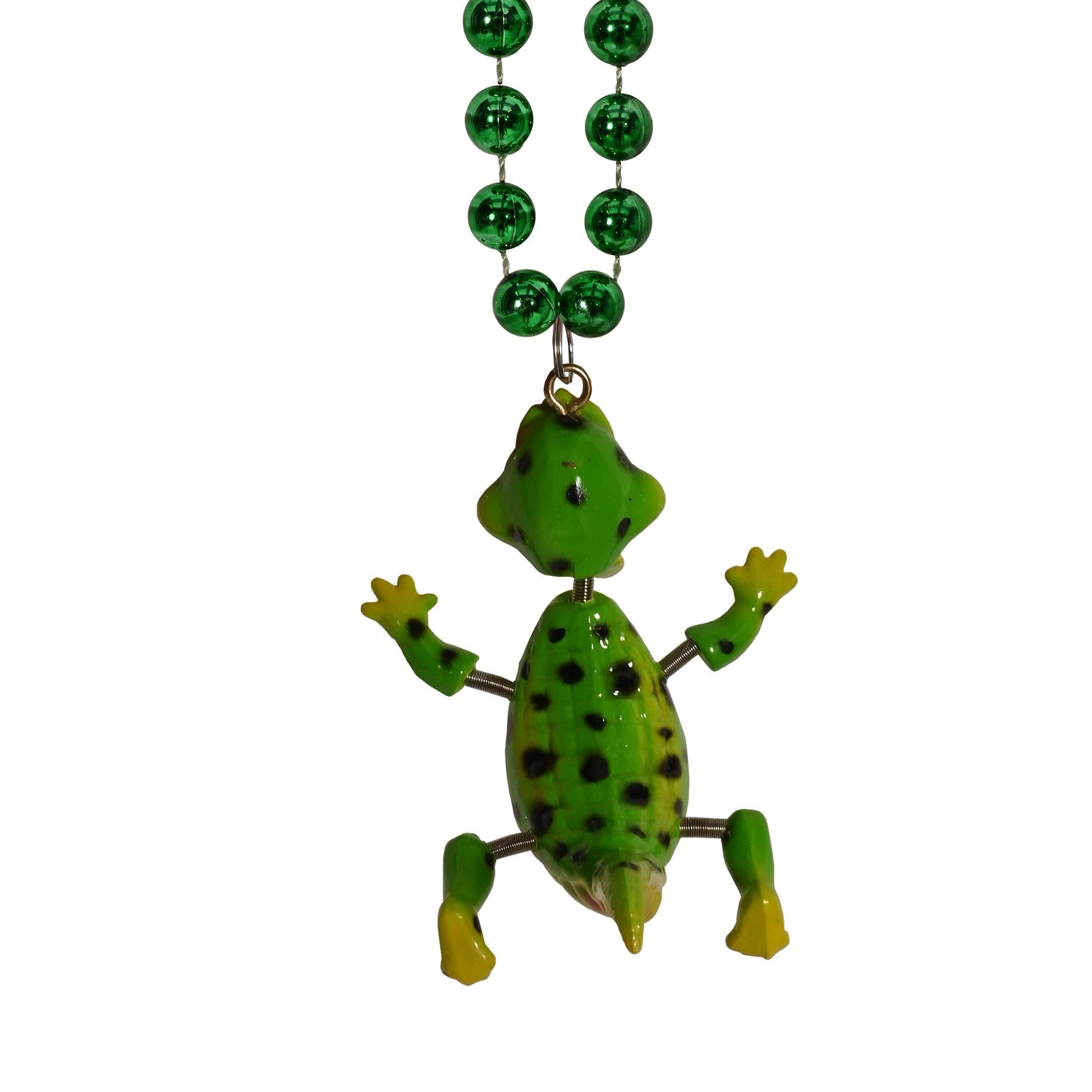12 Pack Beistle Bead Necklaces with Bobble Alligator Medallion - Fun Party Favors for Mardi Gras, Birthday Celebrations & Costume Accessories