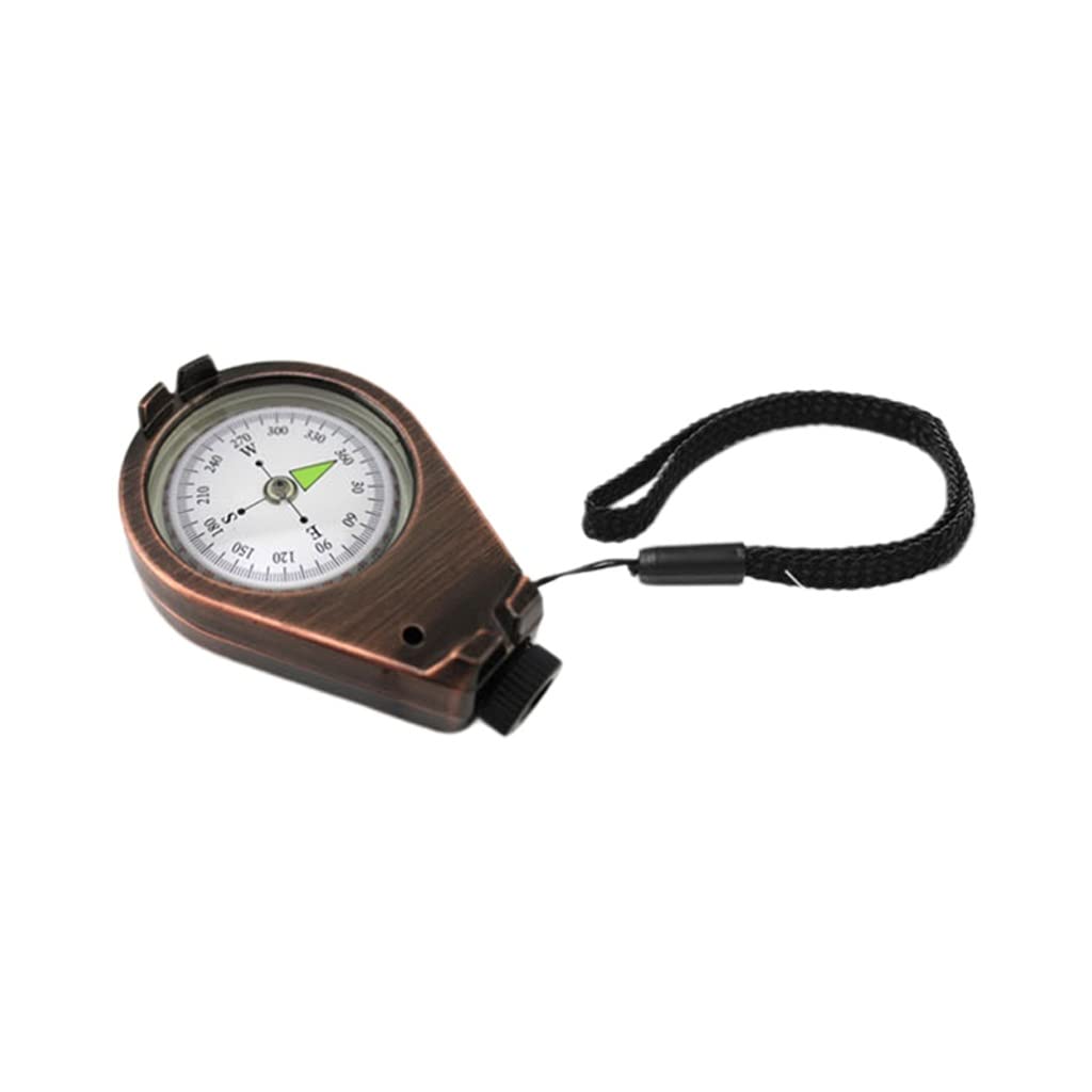 Premium Outdoor Survival Compass - Waterproof & Shockproof Metal Compass for Hiking, Camping, Backpacking - Accurate Navigation Tool for Emergency & Adventure Use