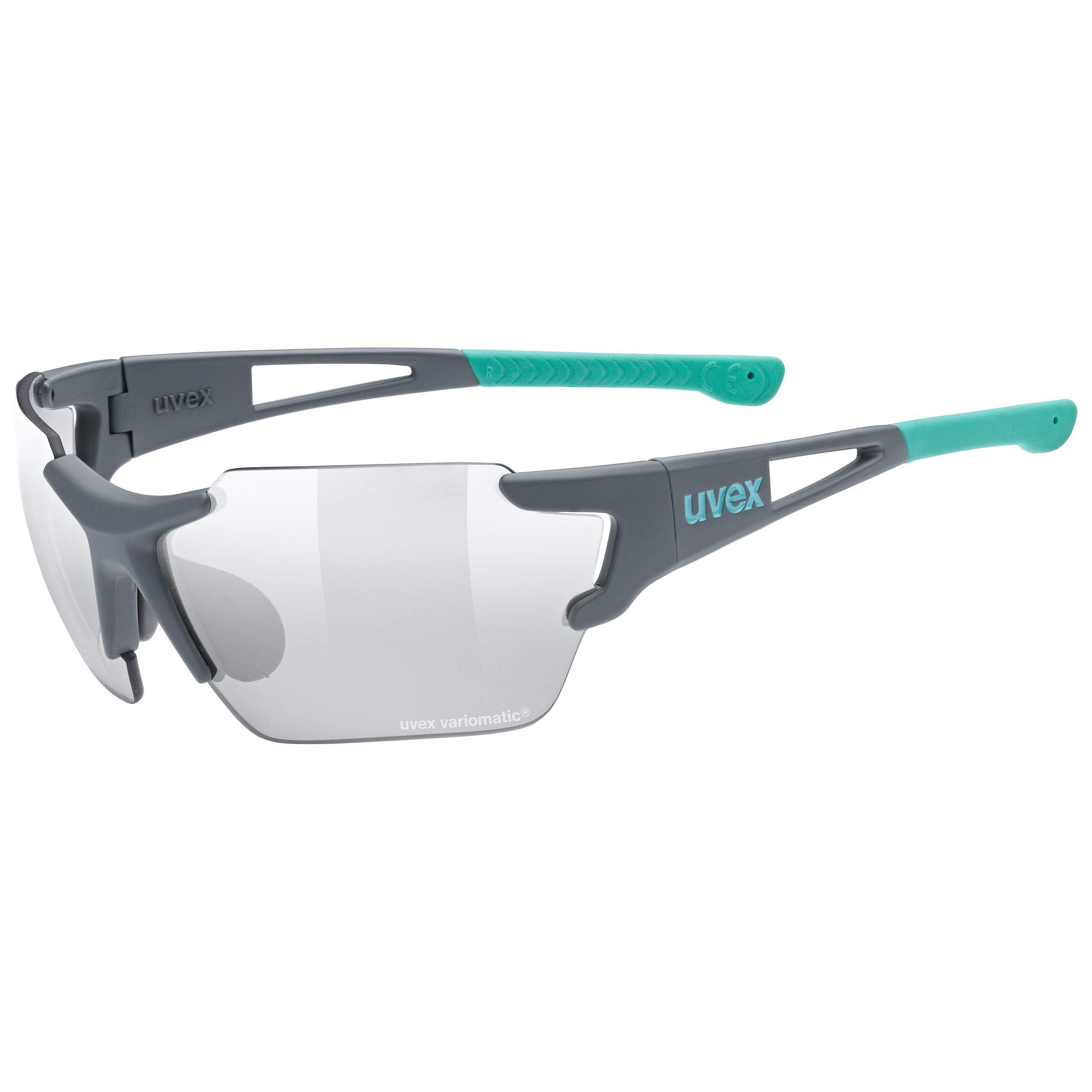 Uvex Sportstyle 803 Race Small Sports Glasses - Black/Litemirror Blue - Lightweight Protective Eyewear for Cycling, Running & Outdoor Activities