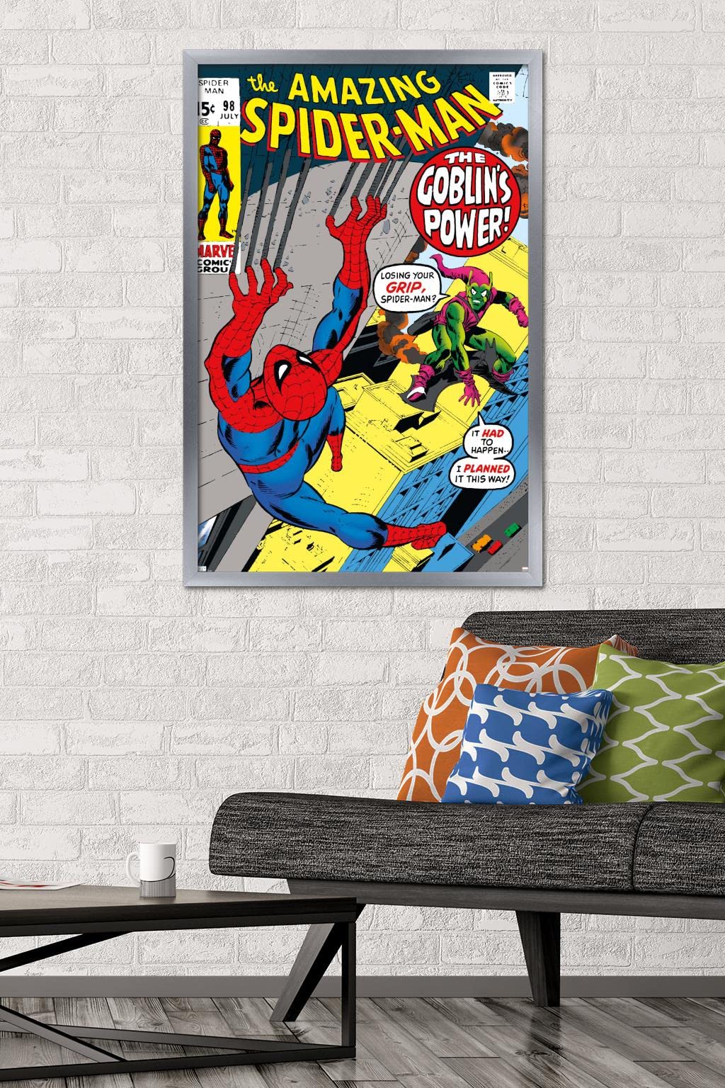 Trends International Marvel Comics Green Goblin - The Amazing Spider-Man #98 Wall Poster, 34
